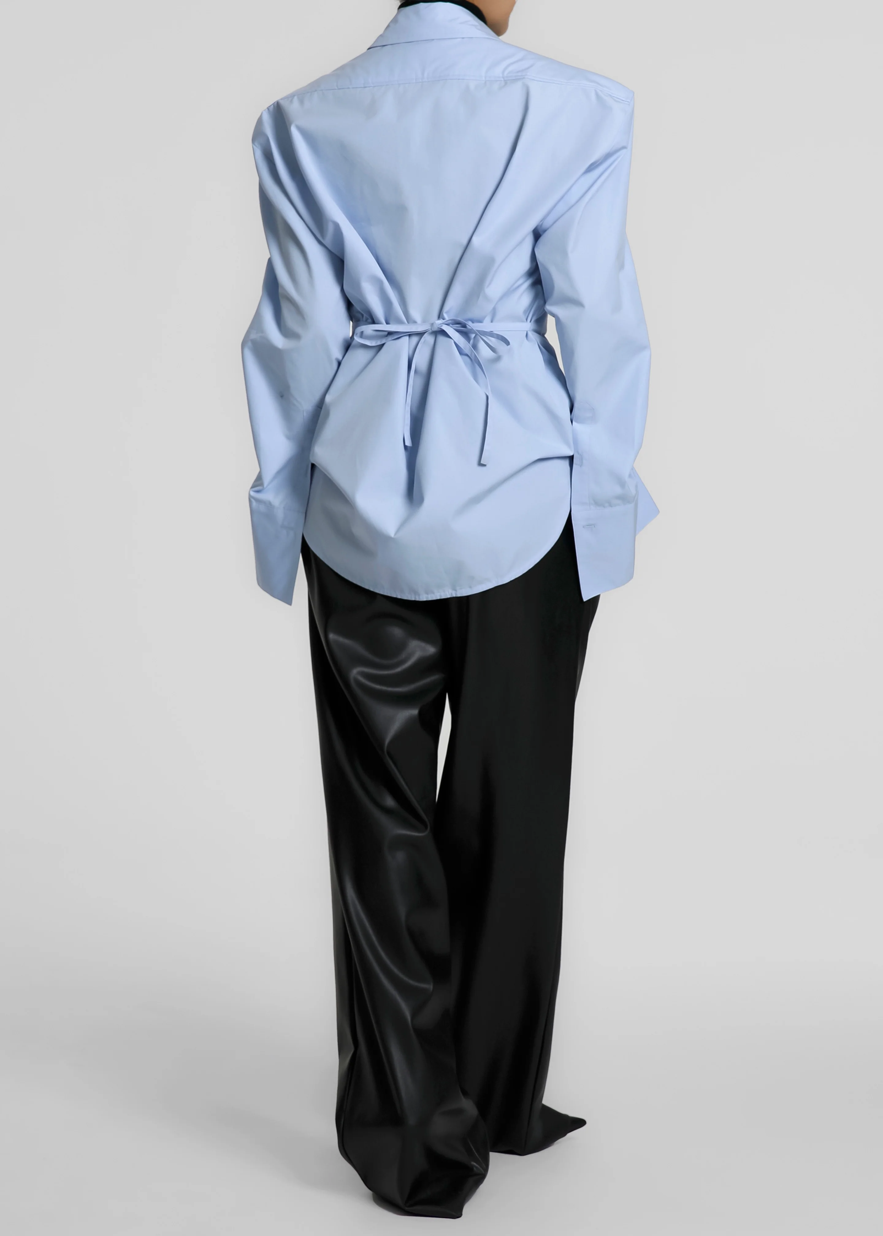 Bec Padded Shirt - Light Blue - Image 14