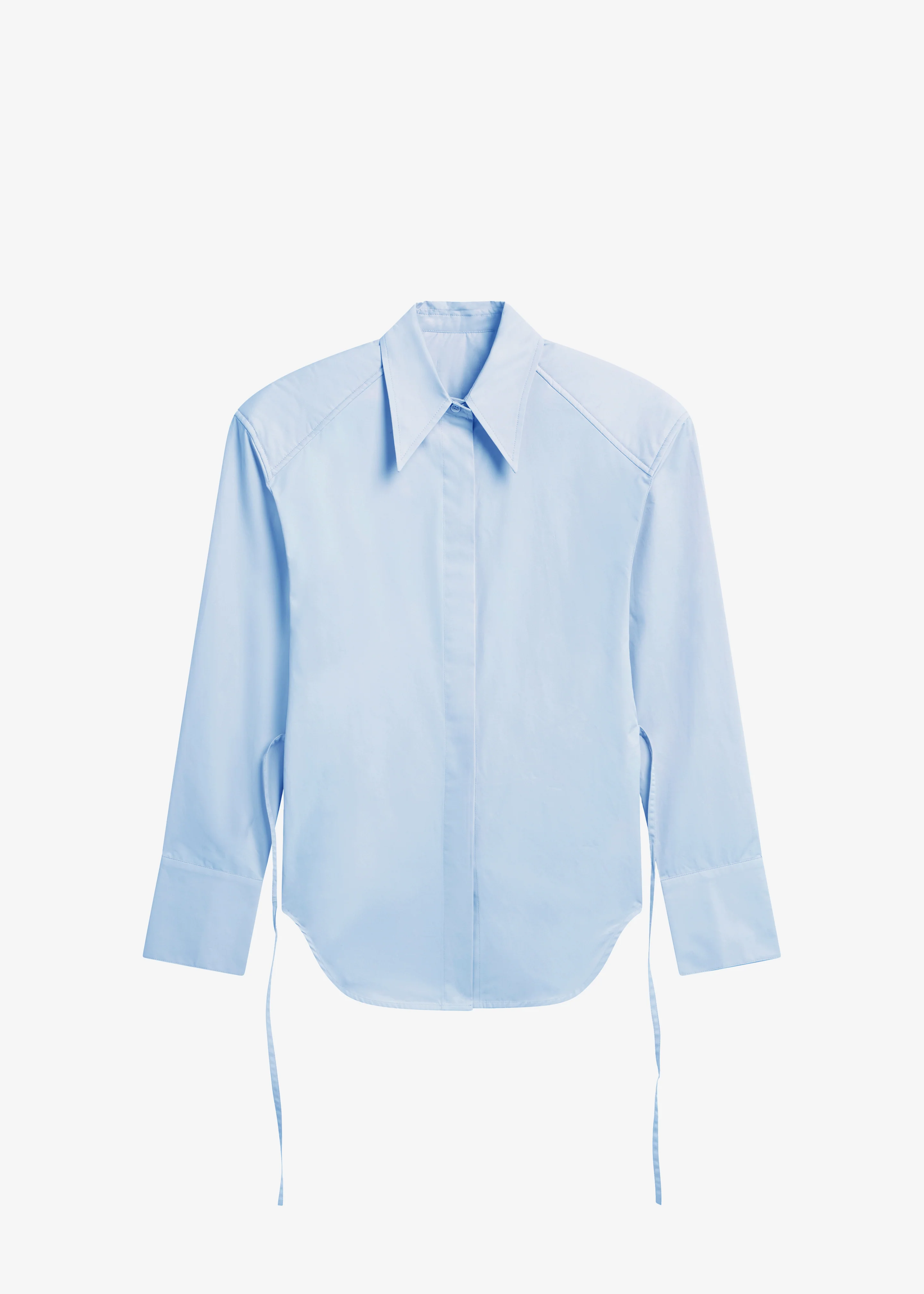 Bec Padded Shirt - Light Blue - Image 21