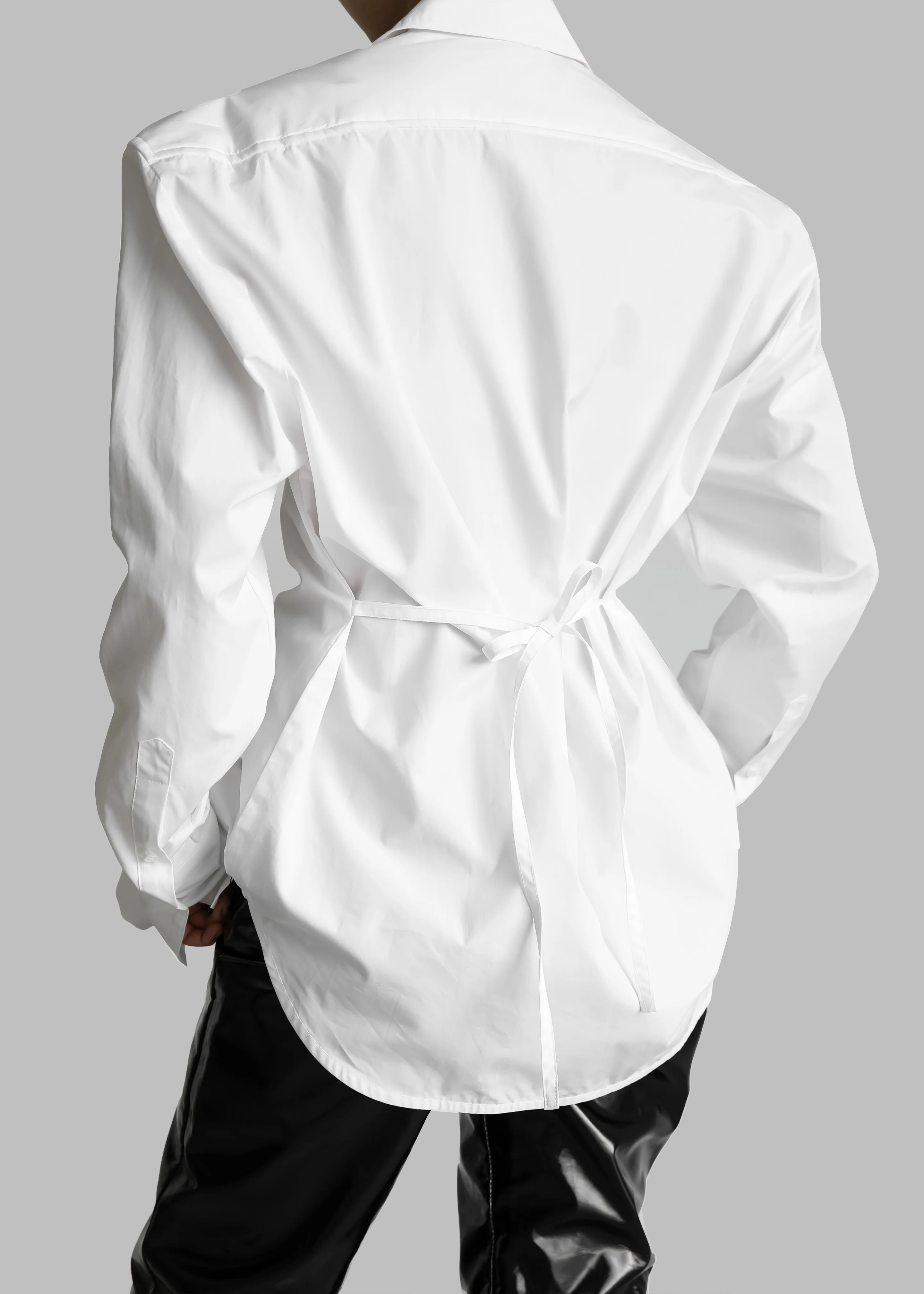 Bec Padded Shirt - White - Image 11