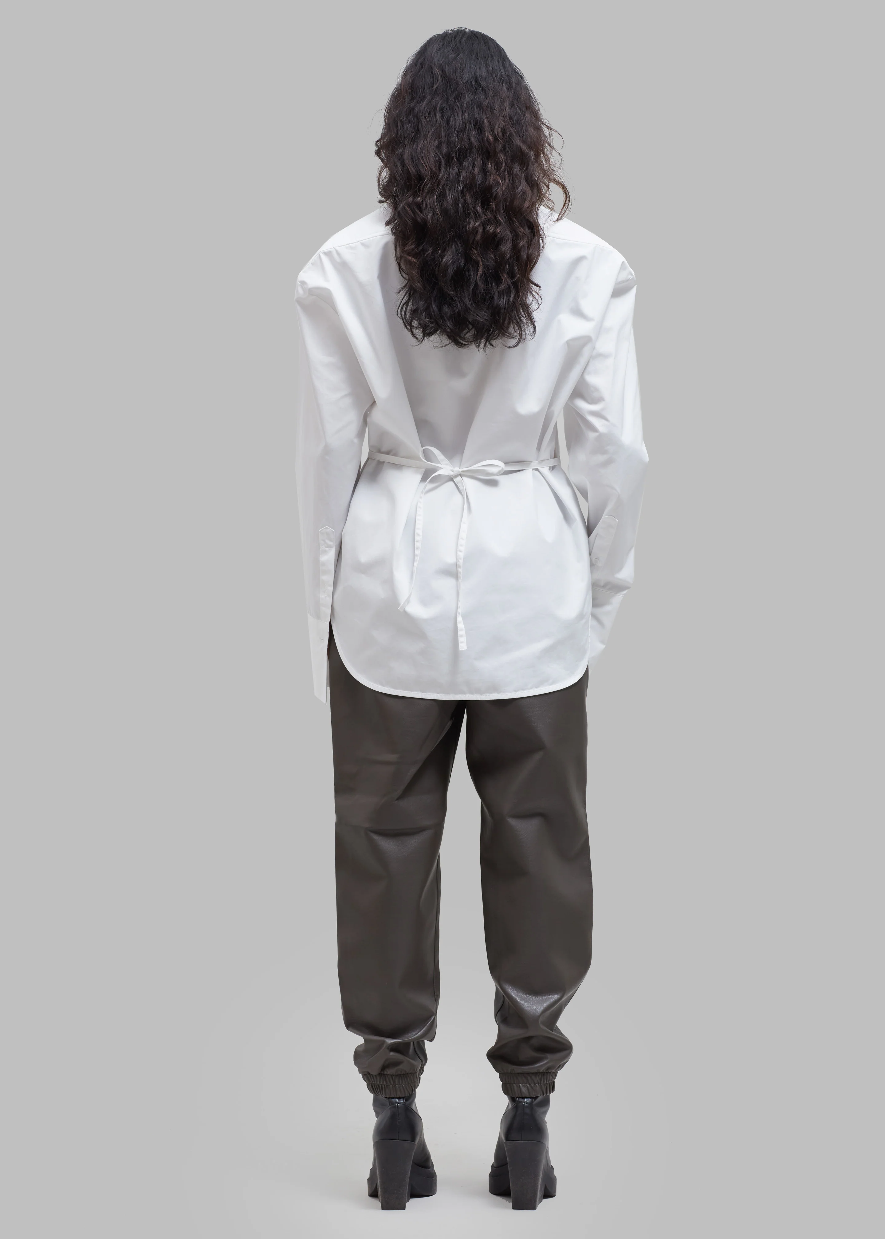 Bec Padded Shirt - White - Image 12