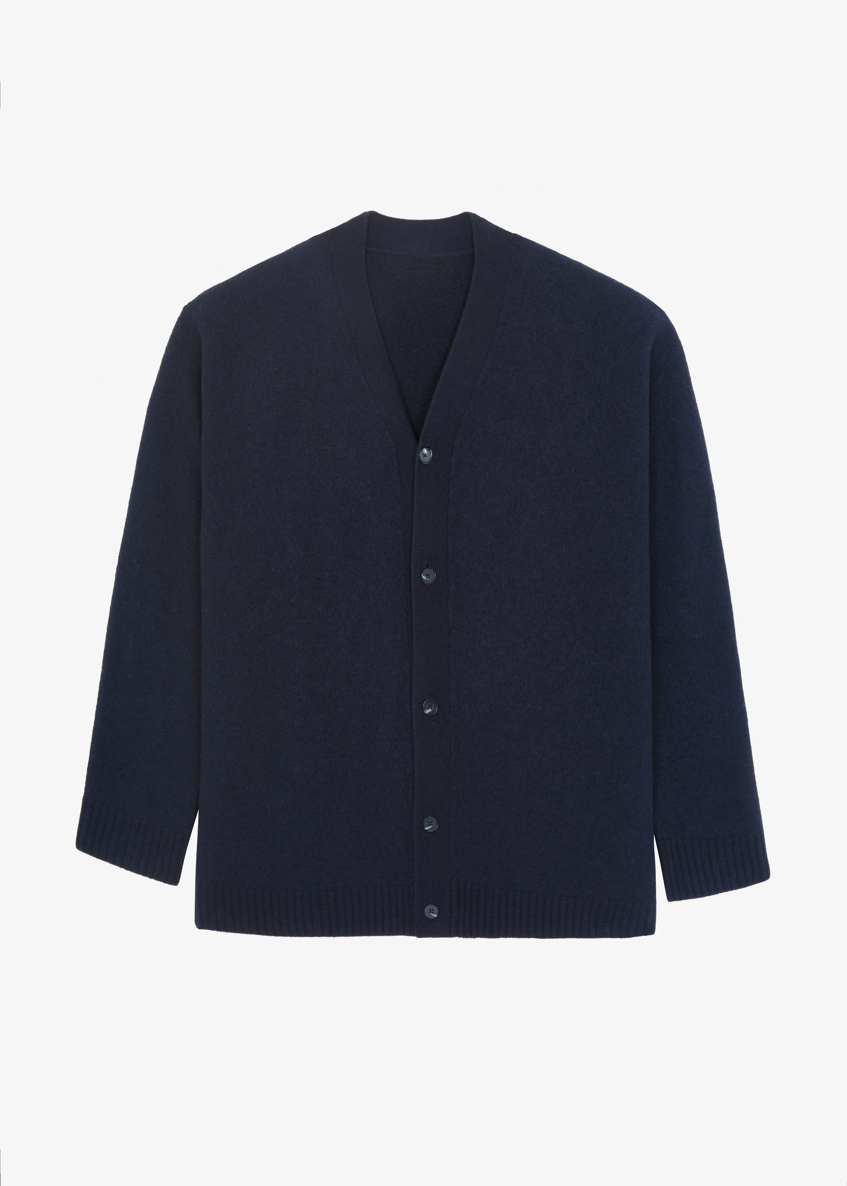 Beck Wool Cardigan - Navy - Image 7