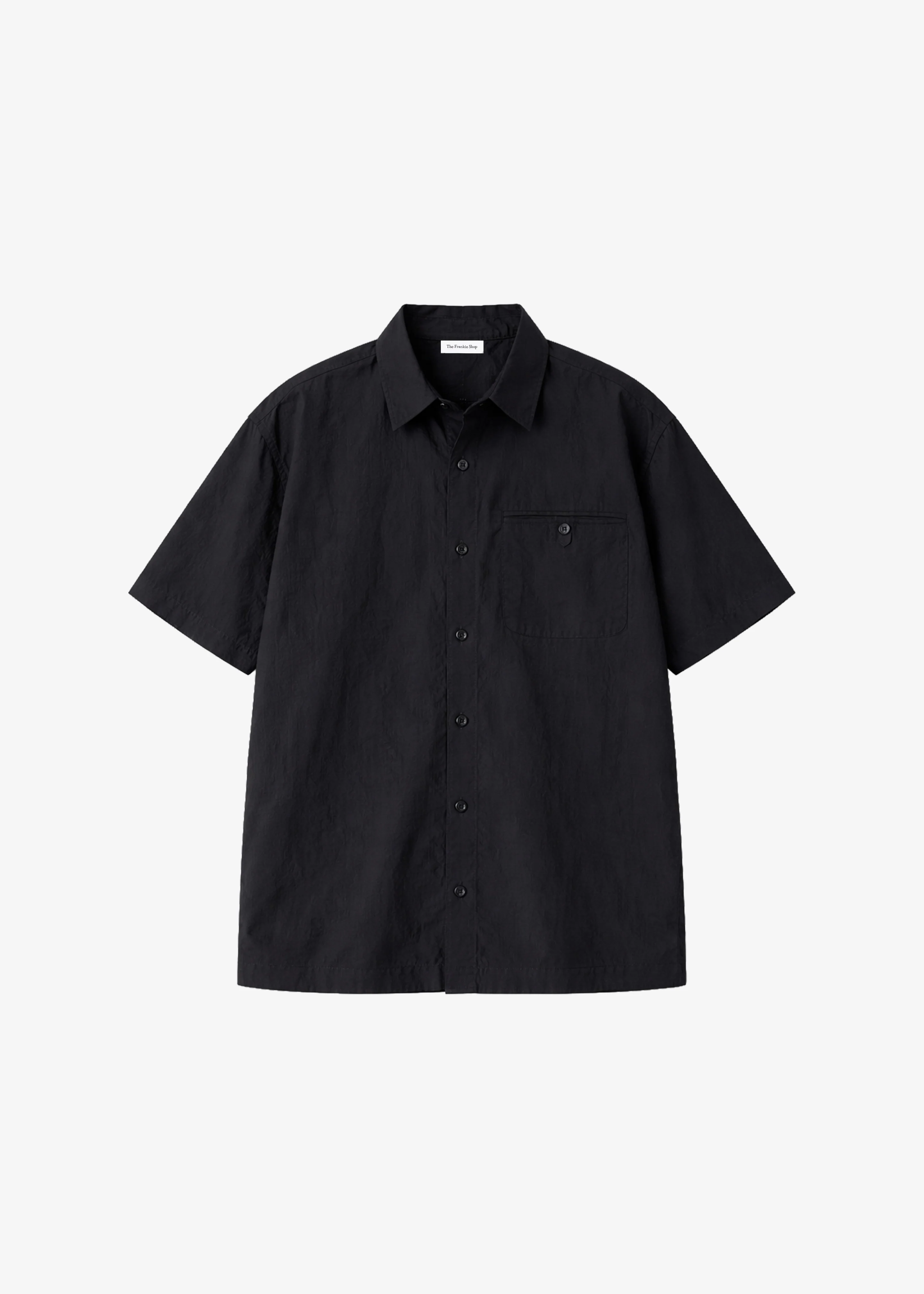 Belem Drawstring Shirt - Black - Image 7