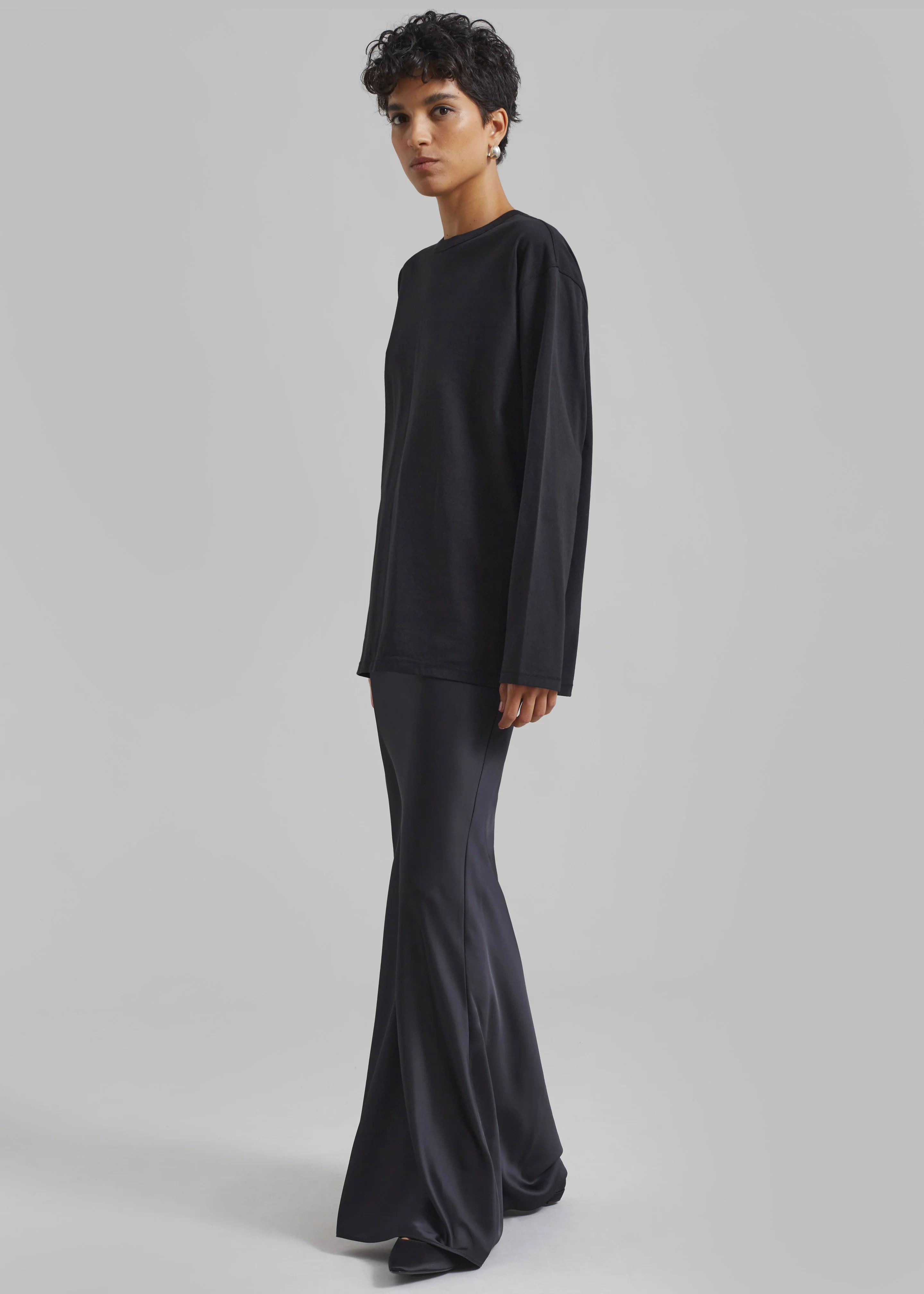 Bennett Long Sleeves Tee - Black - Image 6