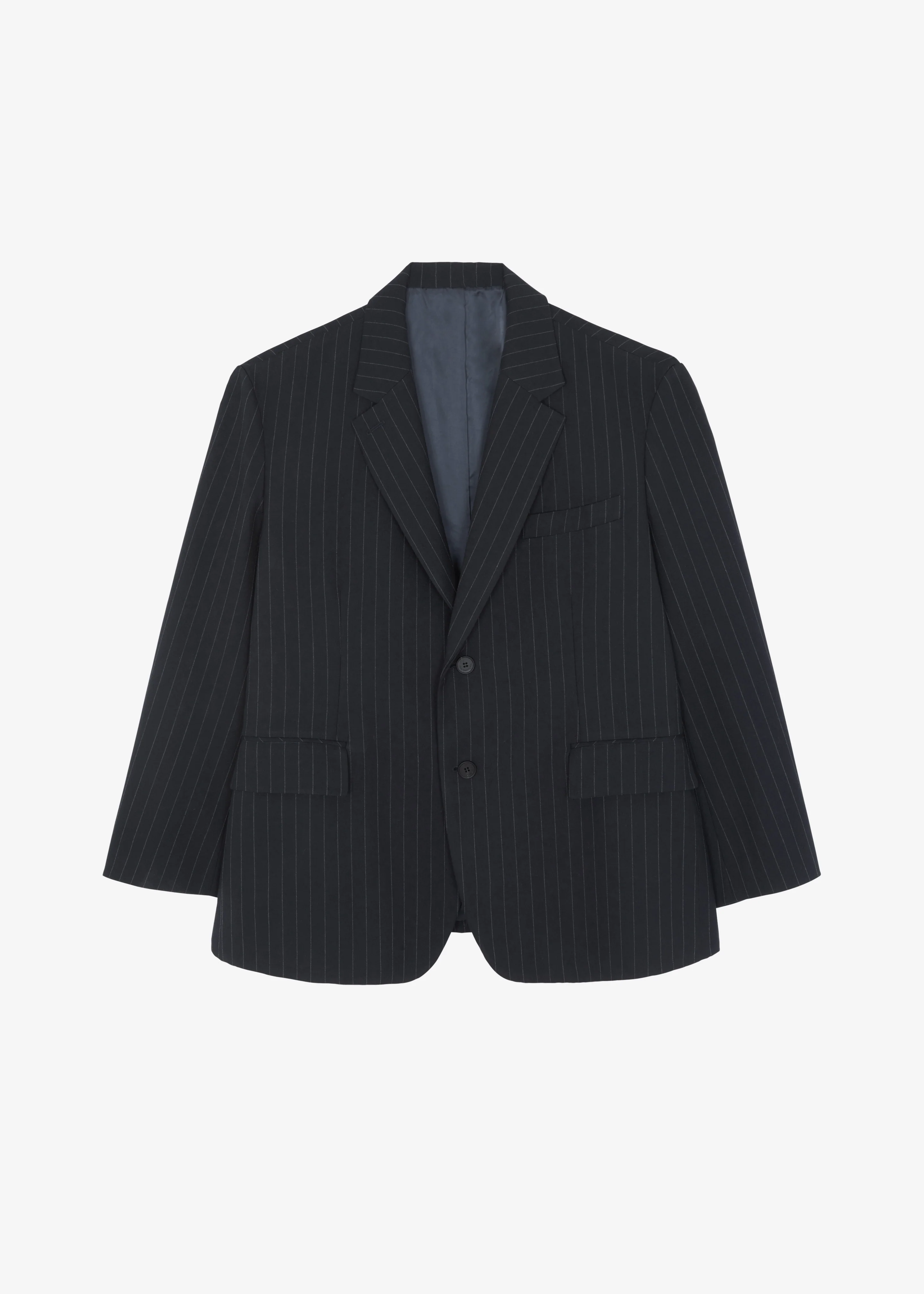 Beo Blazer - Charcoal/White Pinstripe - Image 10