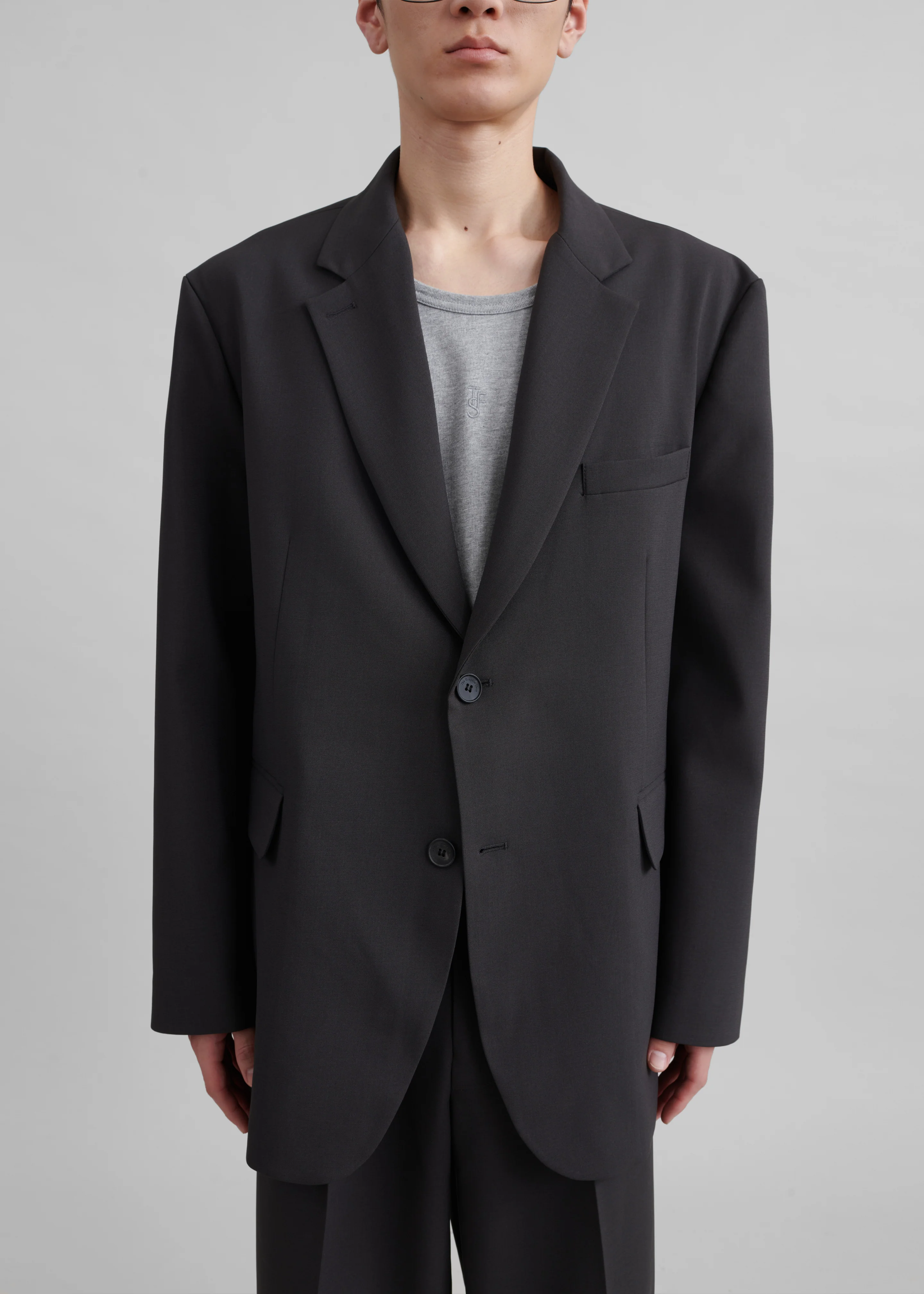 Beo Blazer - Dark Grey - Image 4