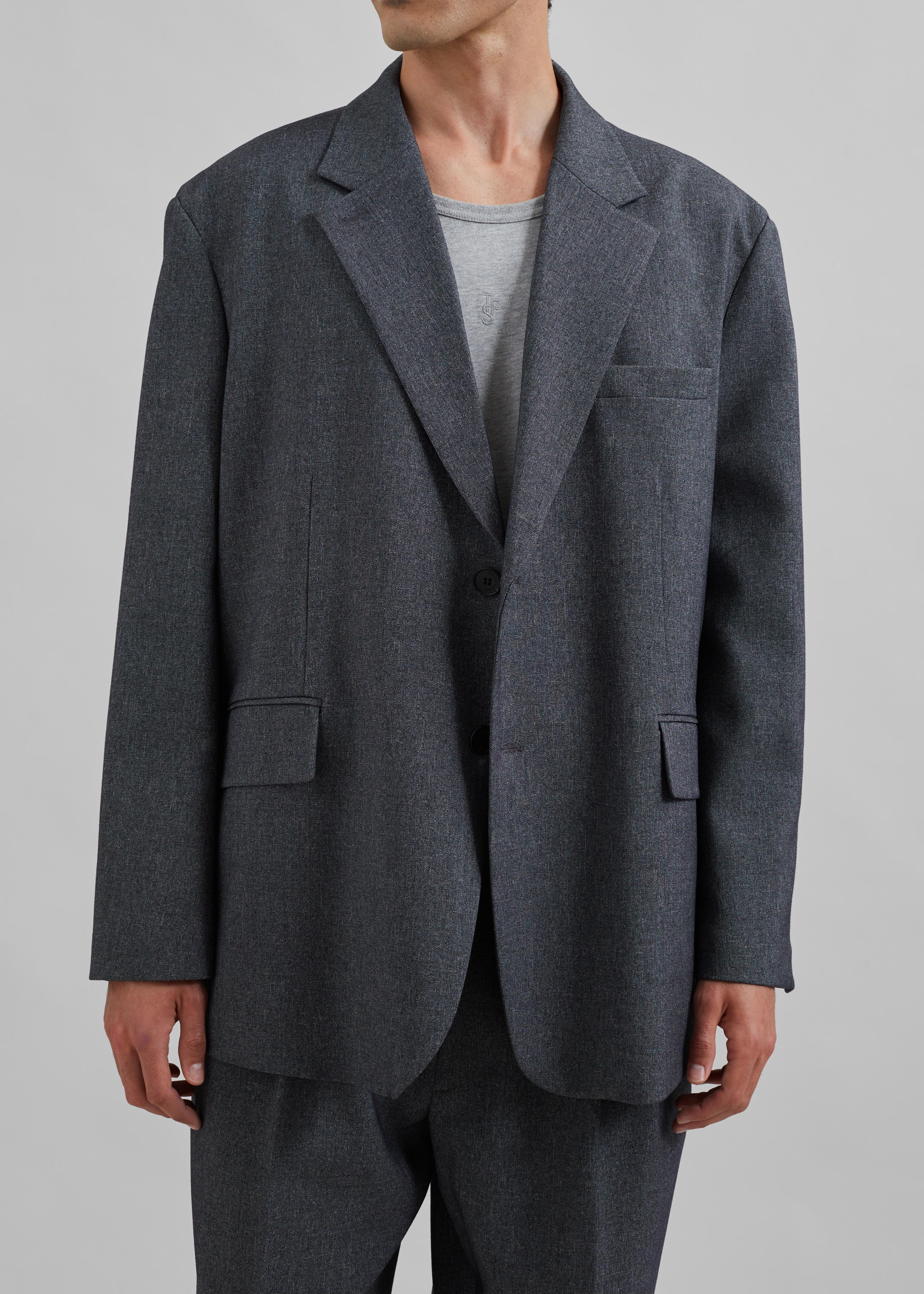 Beo Blazer - Grey Melange - Image 4