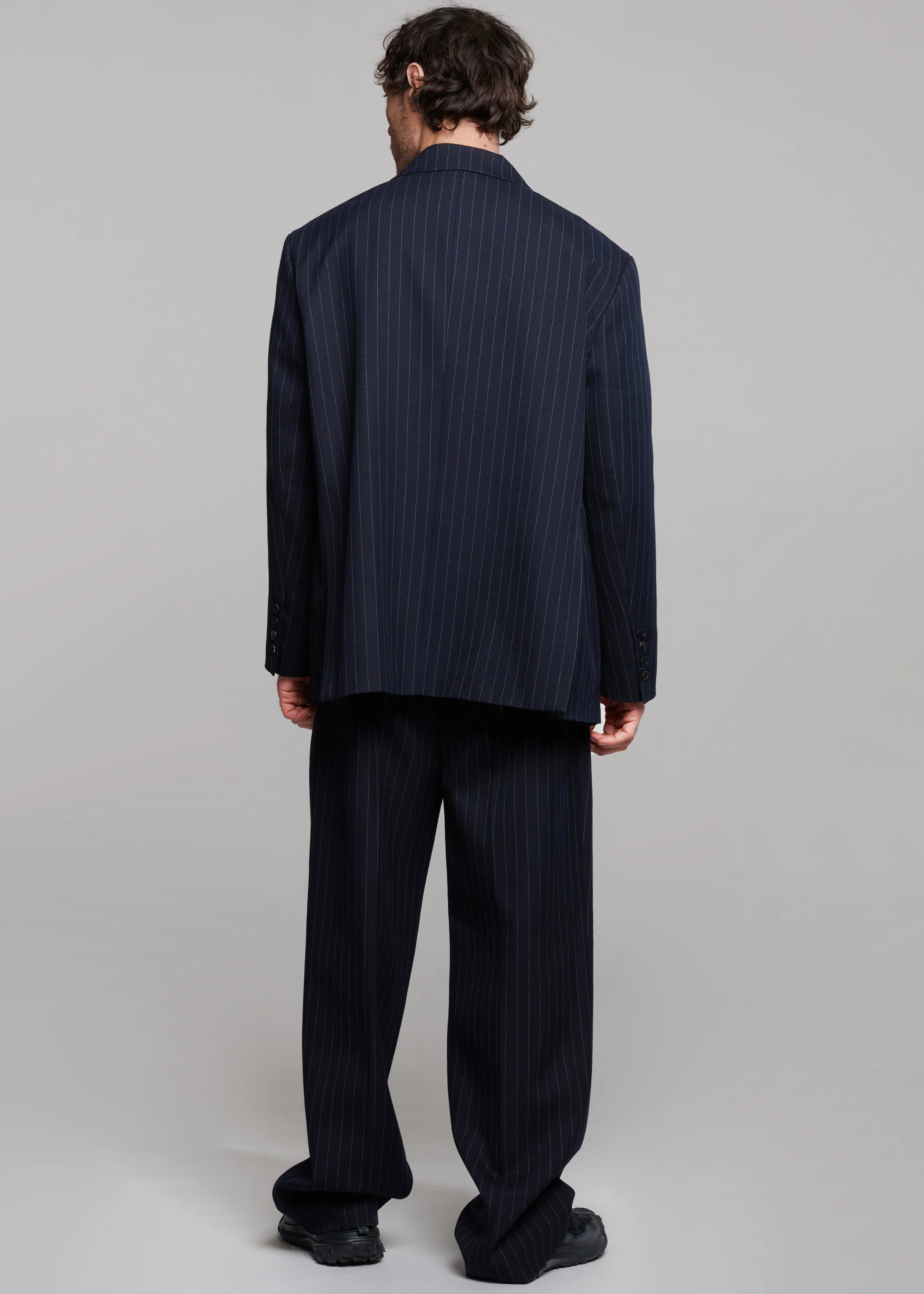 Beo Blazer - Navy/White Pinstripe - Image 9