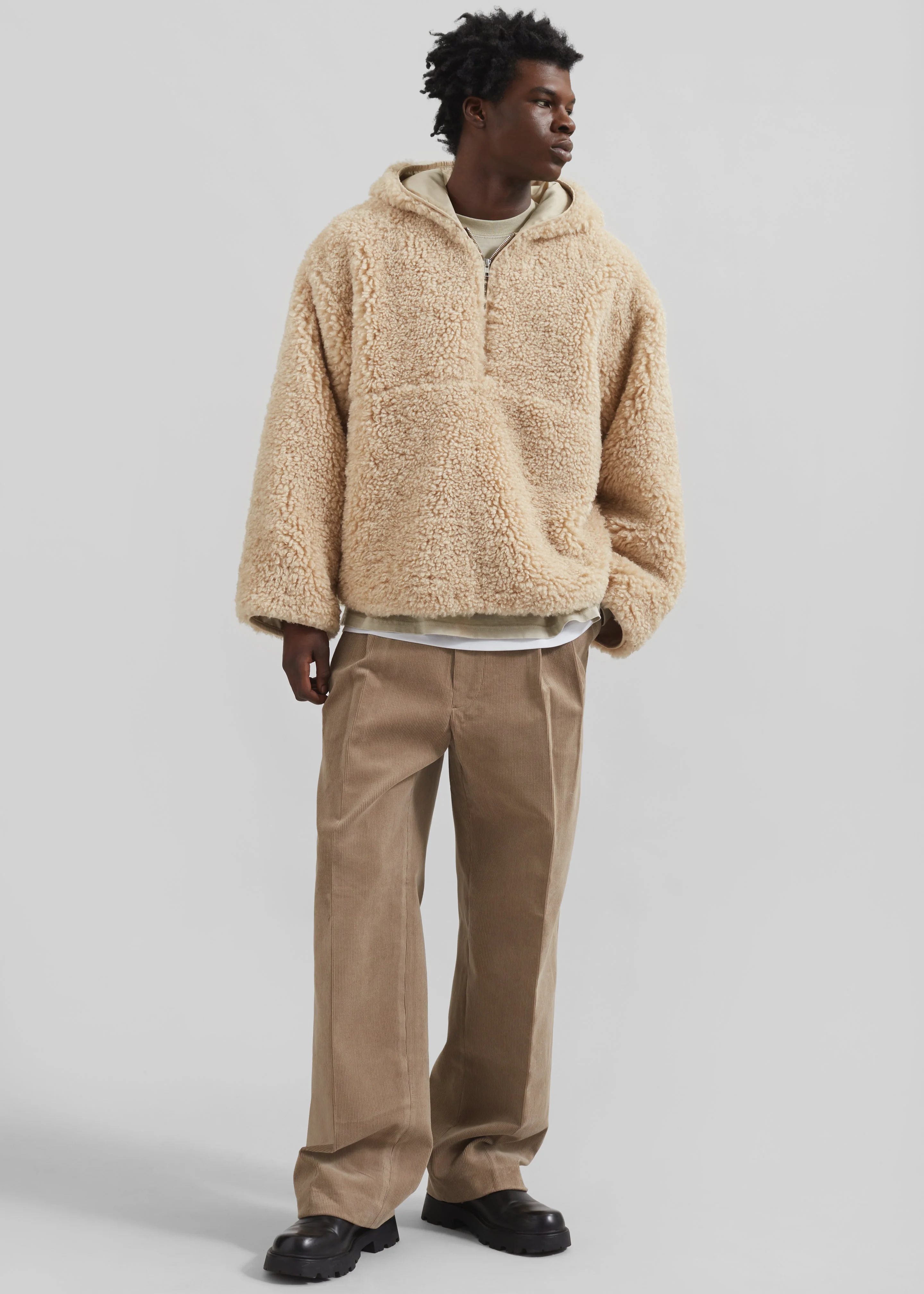 Beo Corduroy Suit Pants - Latte - Image 5