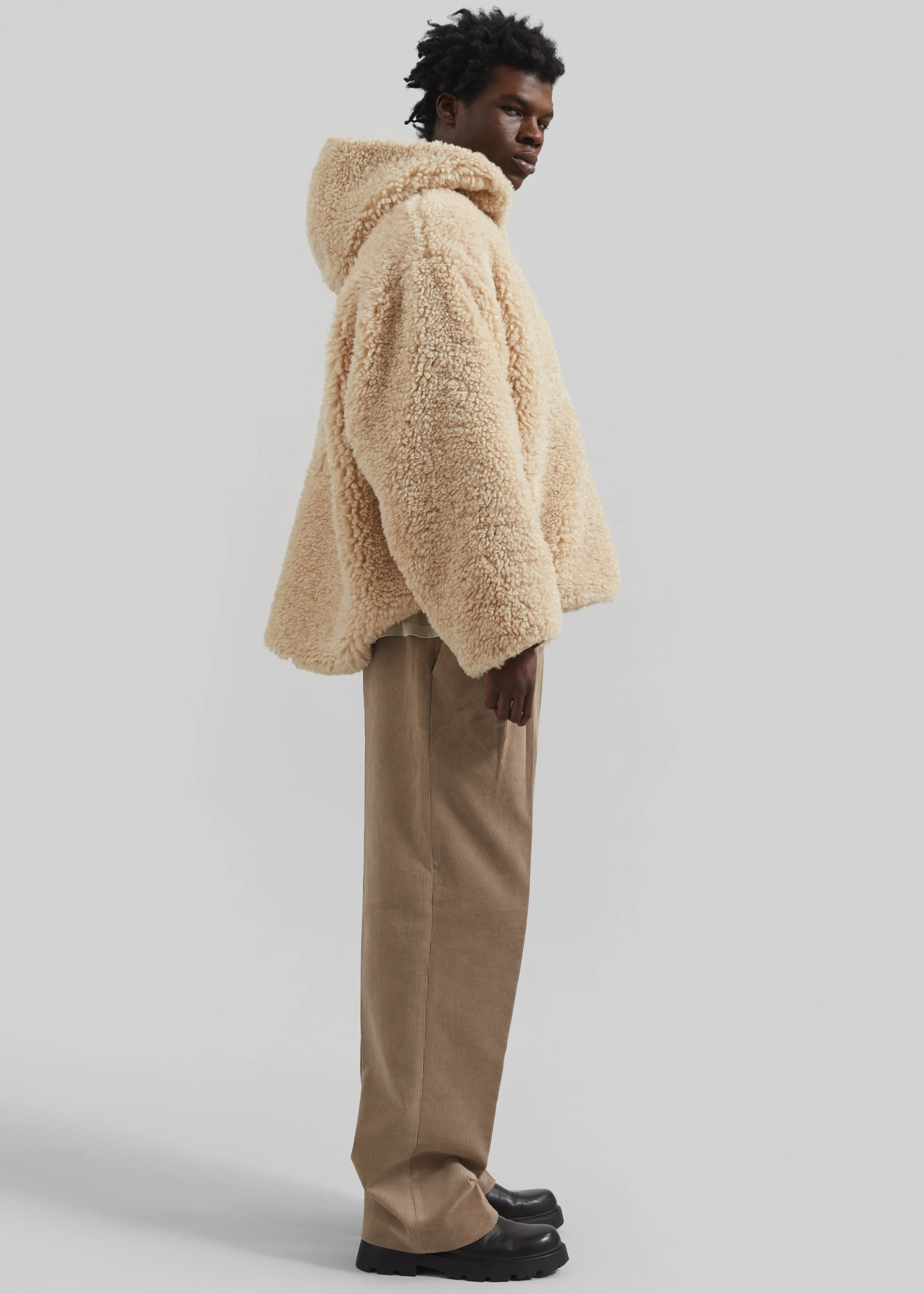 Beo Corduroy Suit Pants - Latte - Image 8