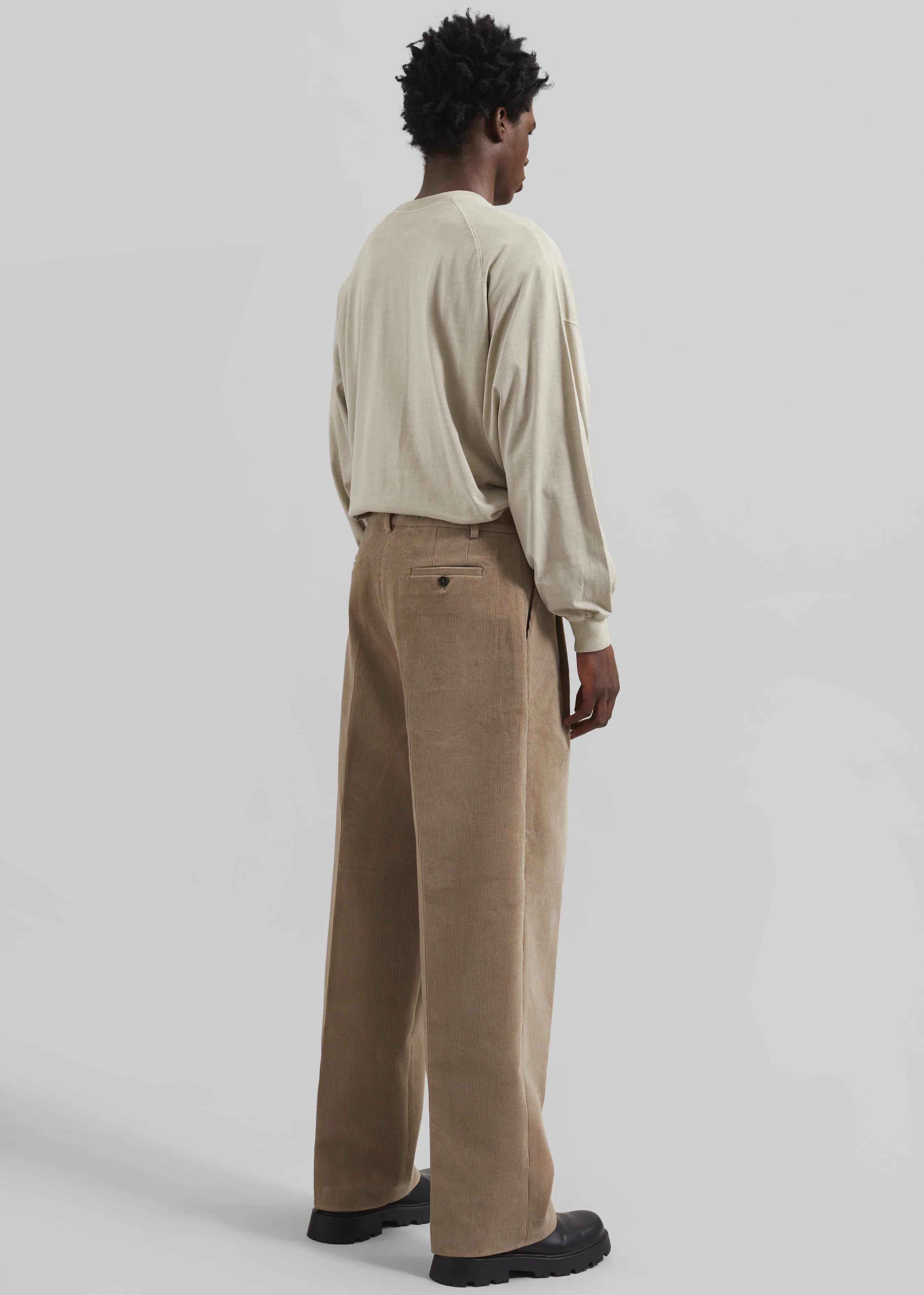 Beo Corduroy Suit Pants - Latte - Image 9