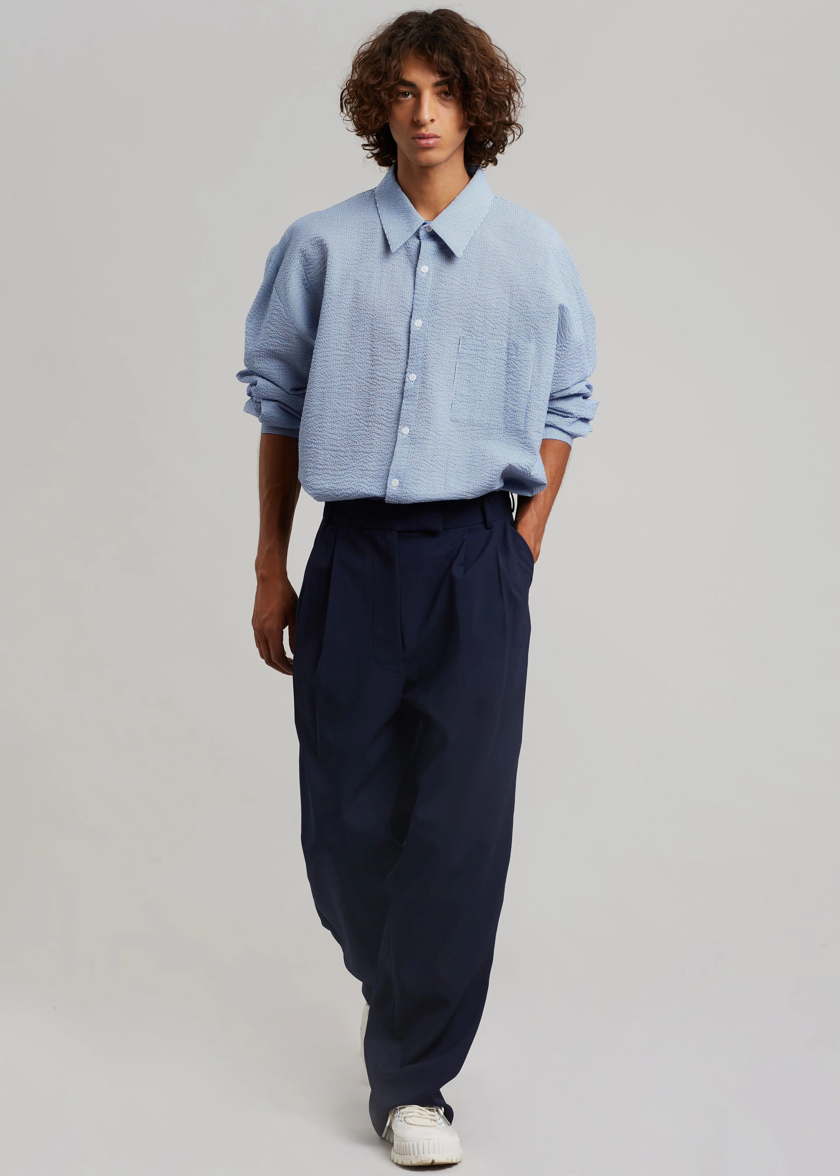 Beo Suit Pants - Blue - Image 3