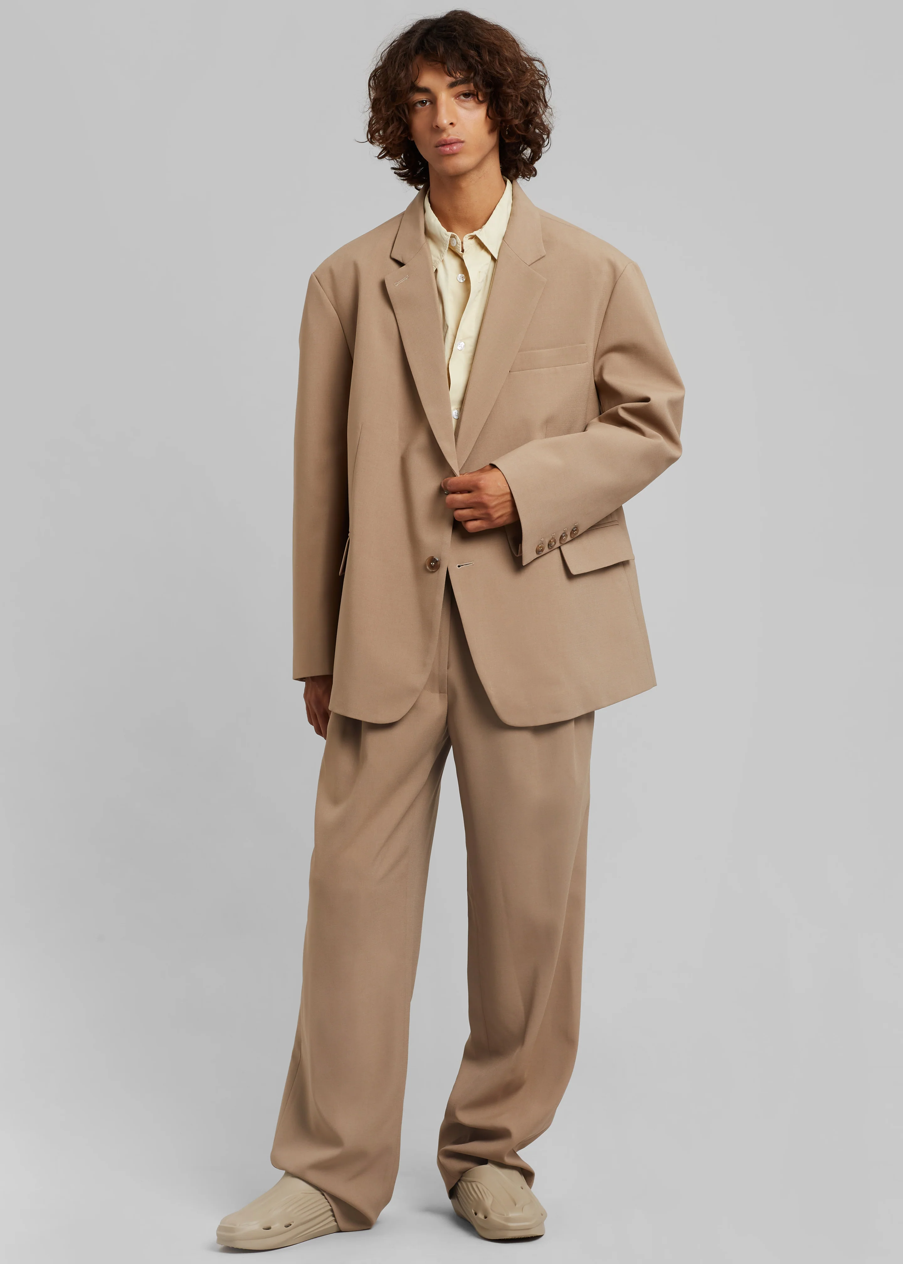 Beo Suit Pants - Latte - Image 4