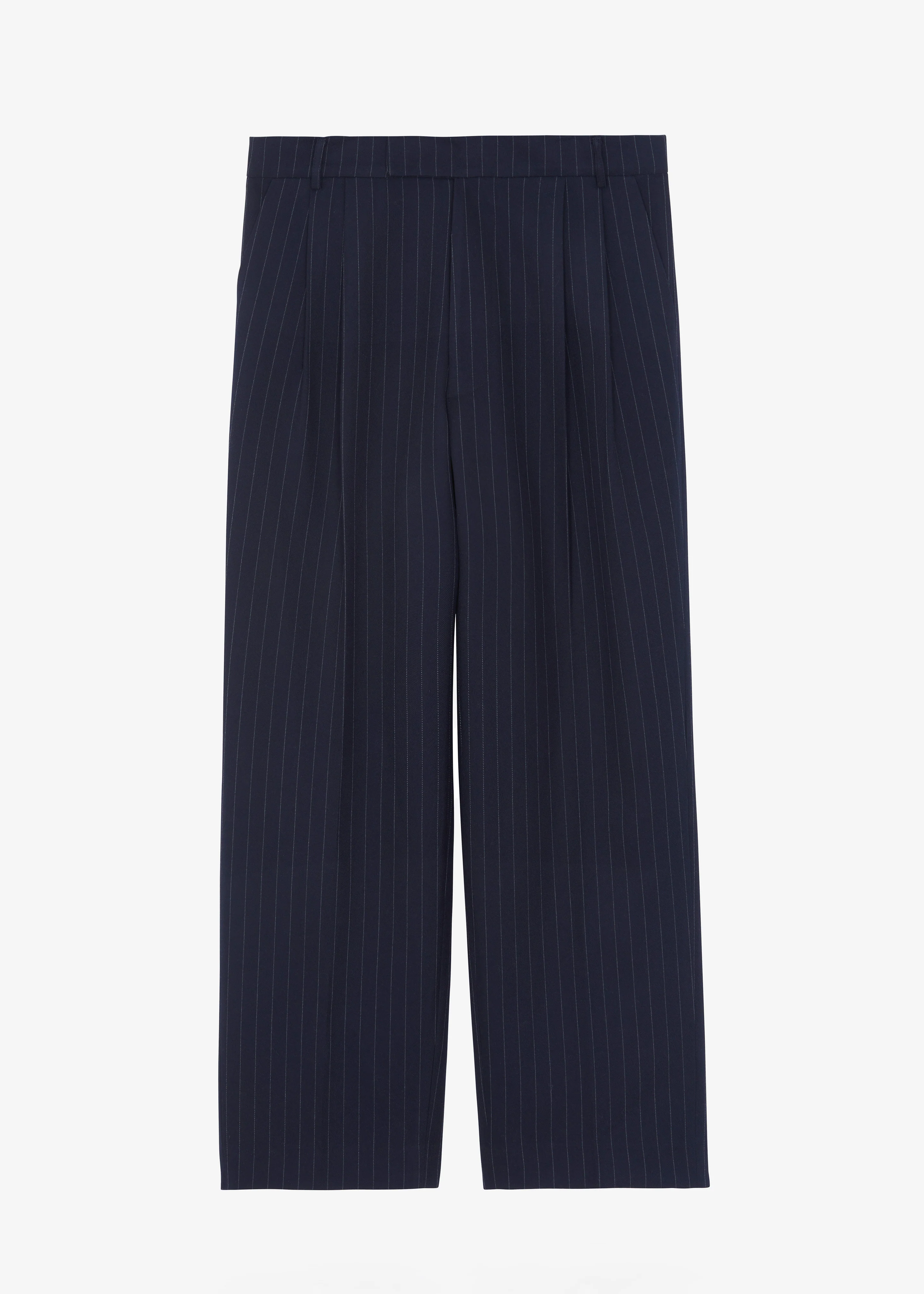 Beo Suit Pants - Navy/White Pinstripe - Image 12
