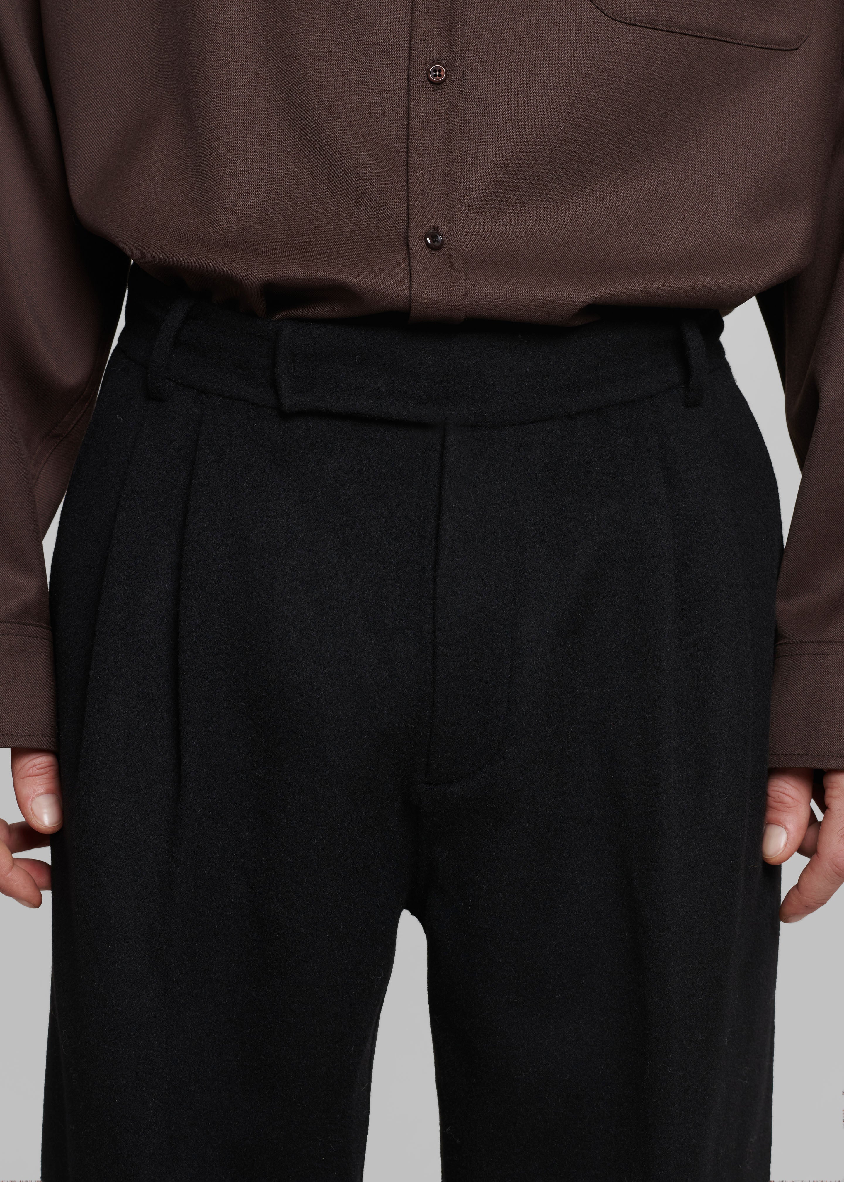 Beo Wool Suit Pants - Black - Image 3