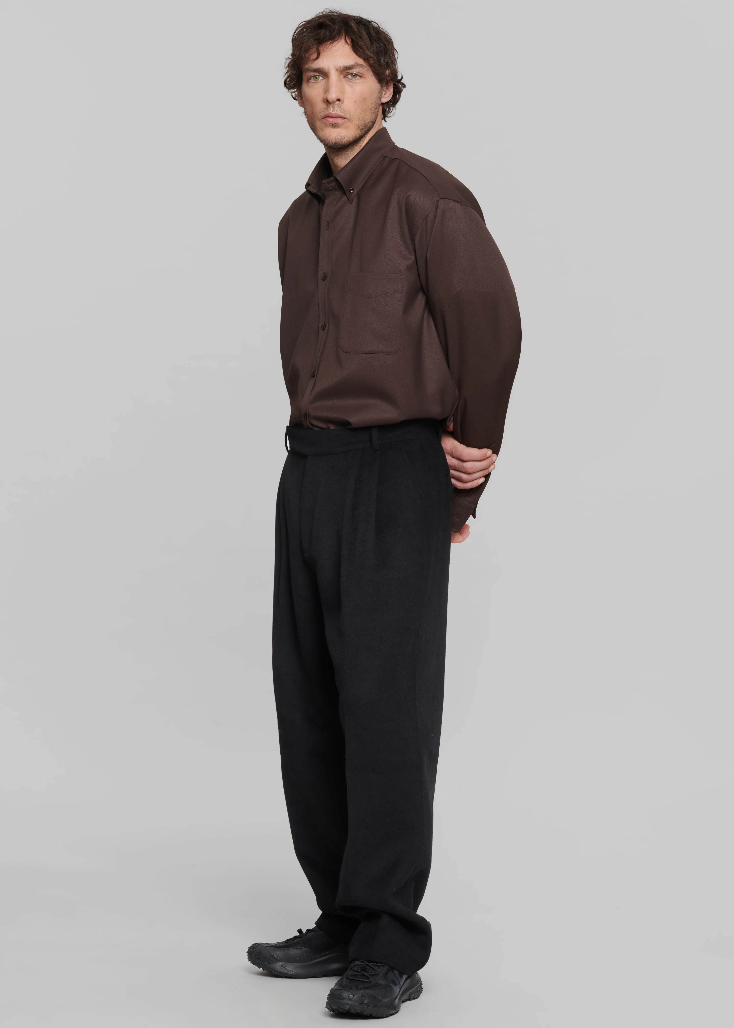 Beo Wool Suit Pants - Black - Image 4
