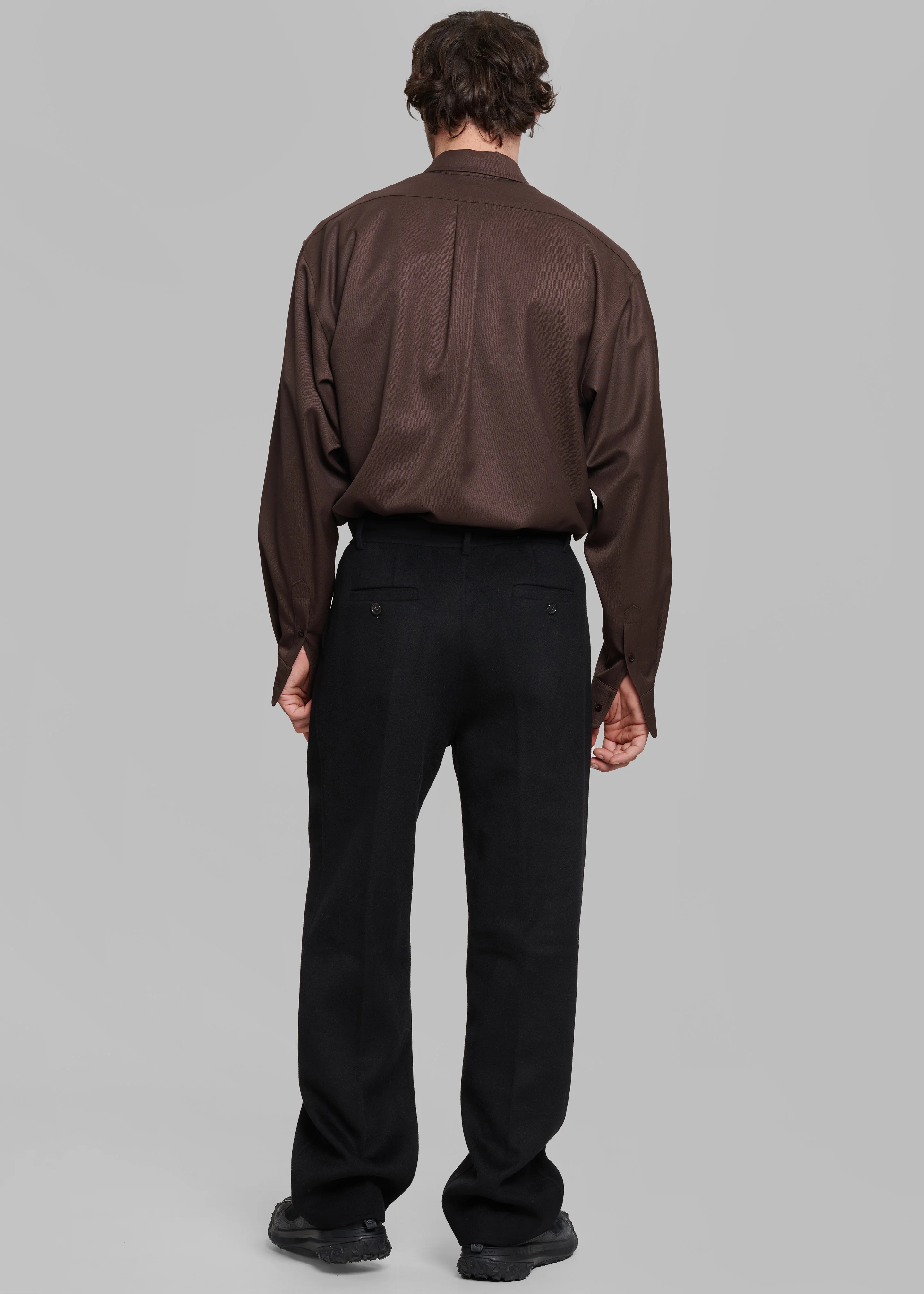 Beo Wool Suit Pants - Black - Image 8