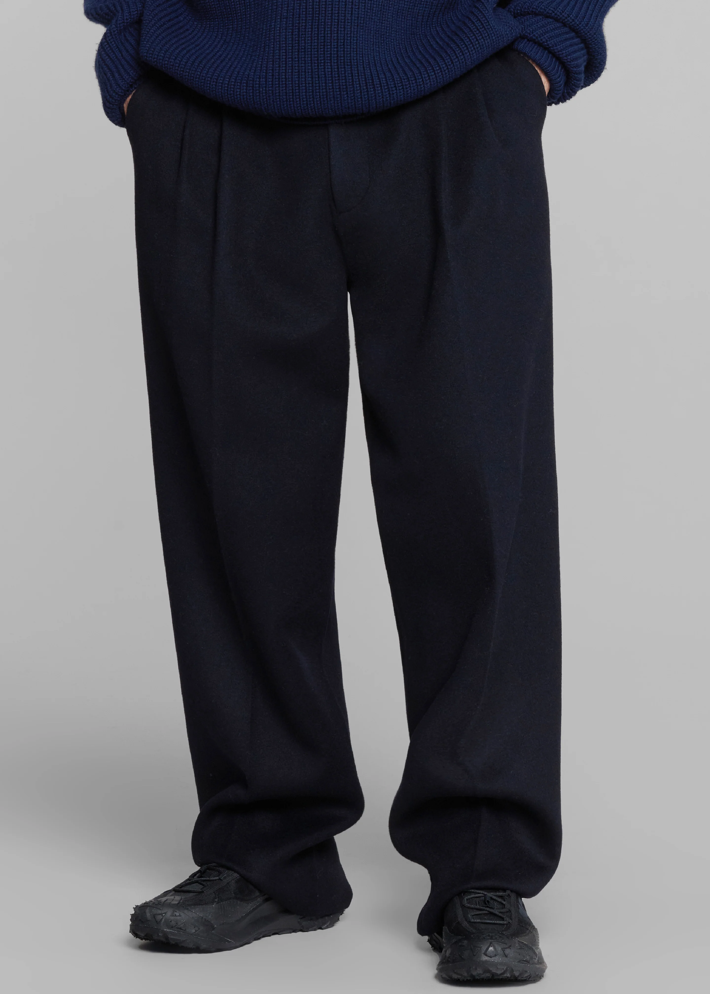 Beo Wool Suit Pants - Navy - Image 4
