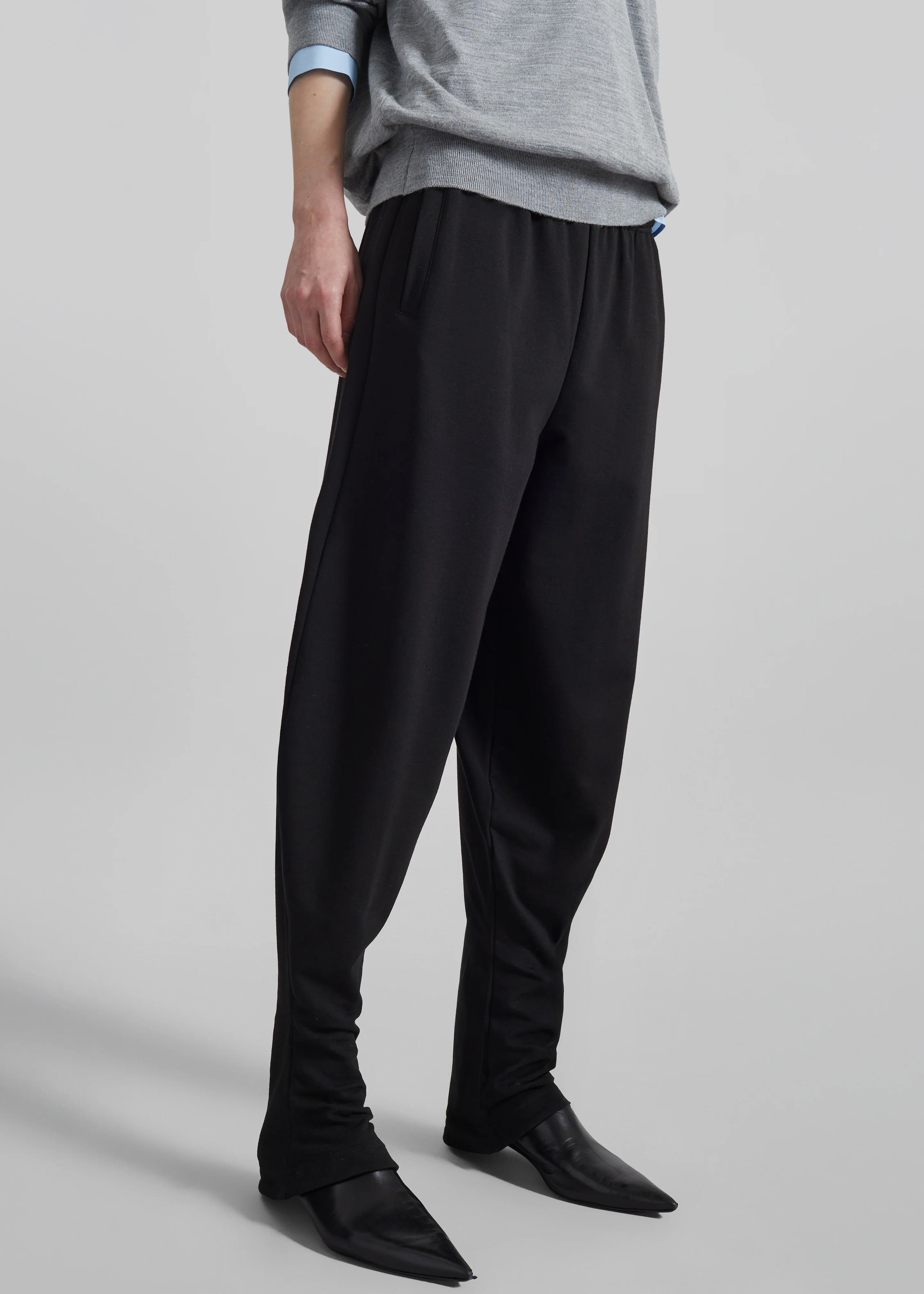 Bercy Curved Jersey Joggers - Black - Image 2
