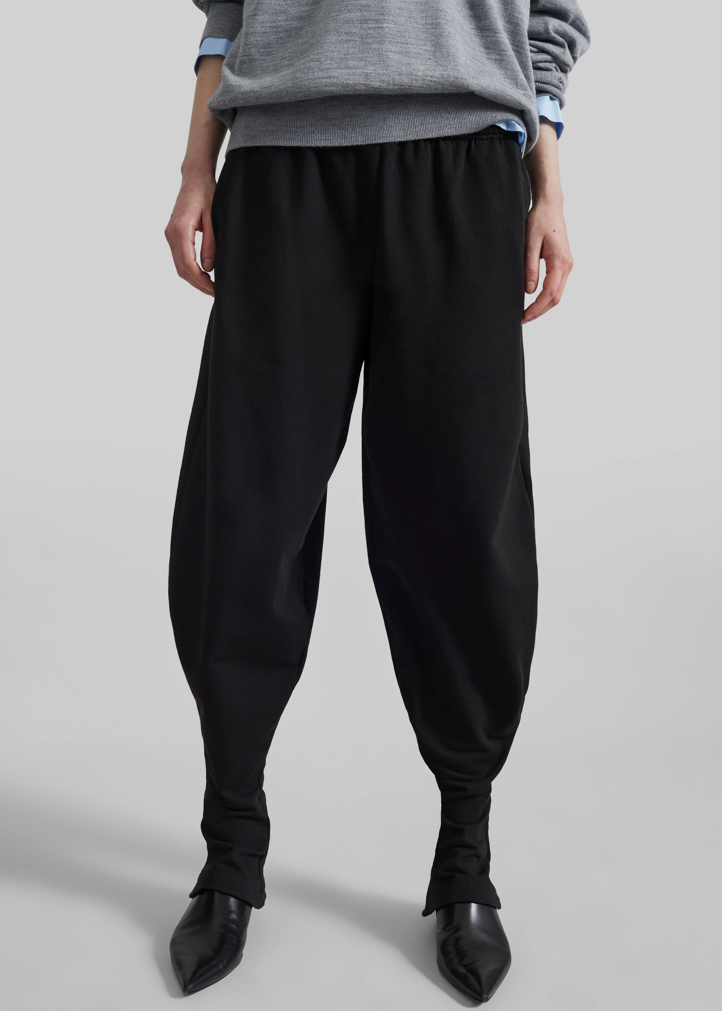 Bercy Curved Jersey Joggers - Black - Image 3