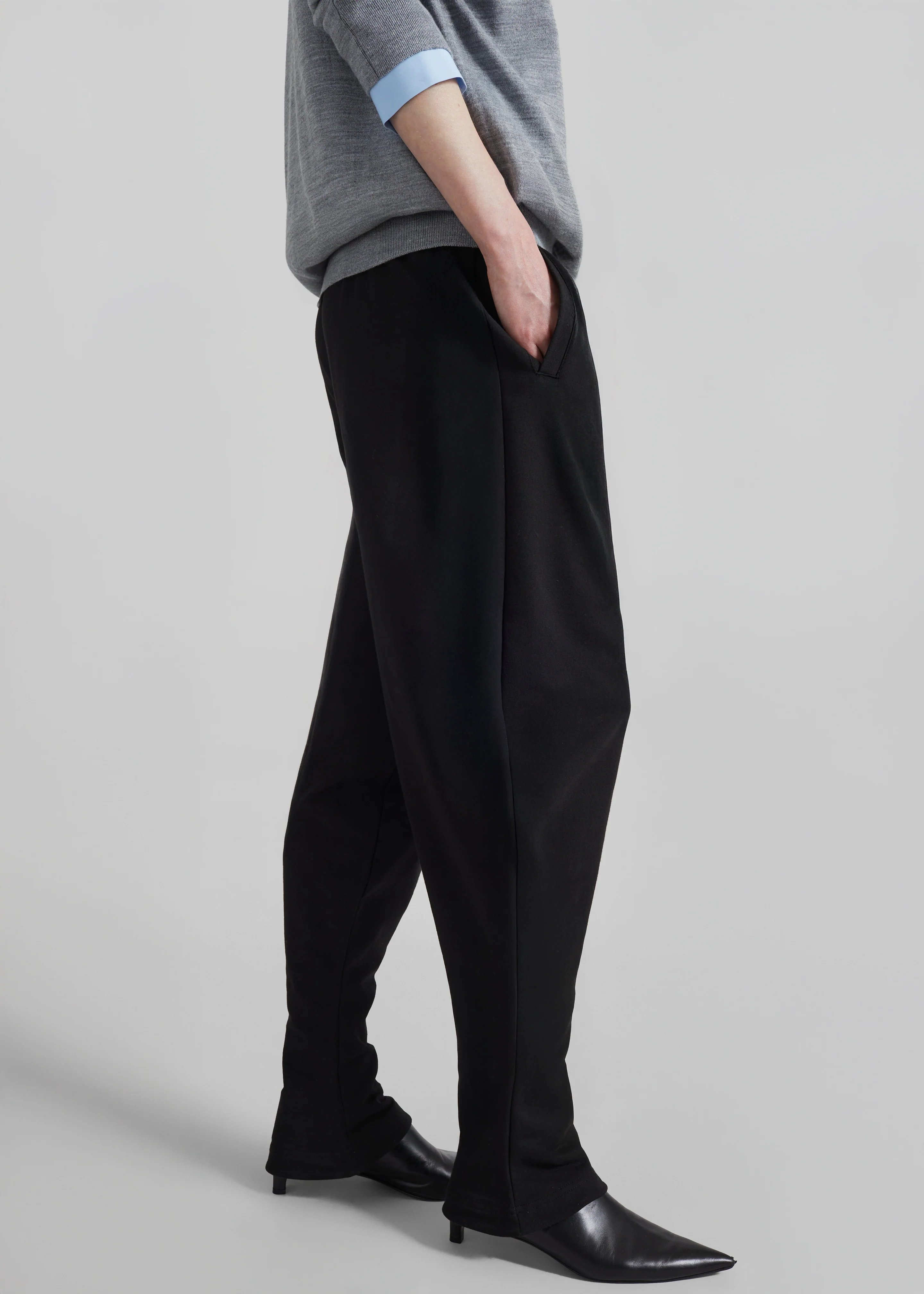 Bercy Curved Jersey Joggers - Black - Image 6