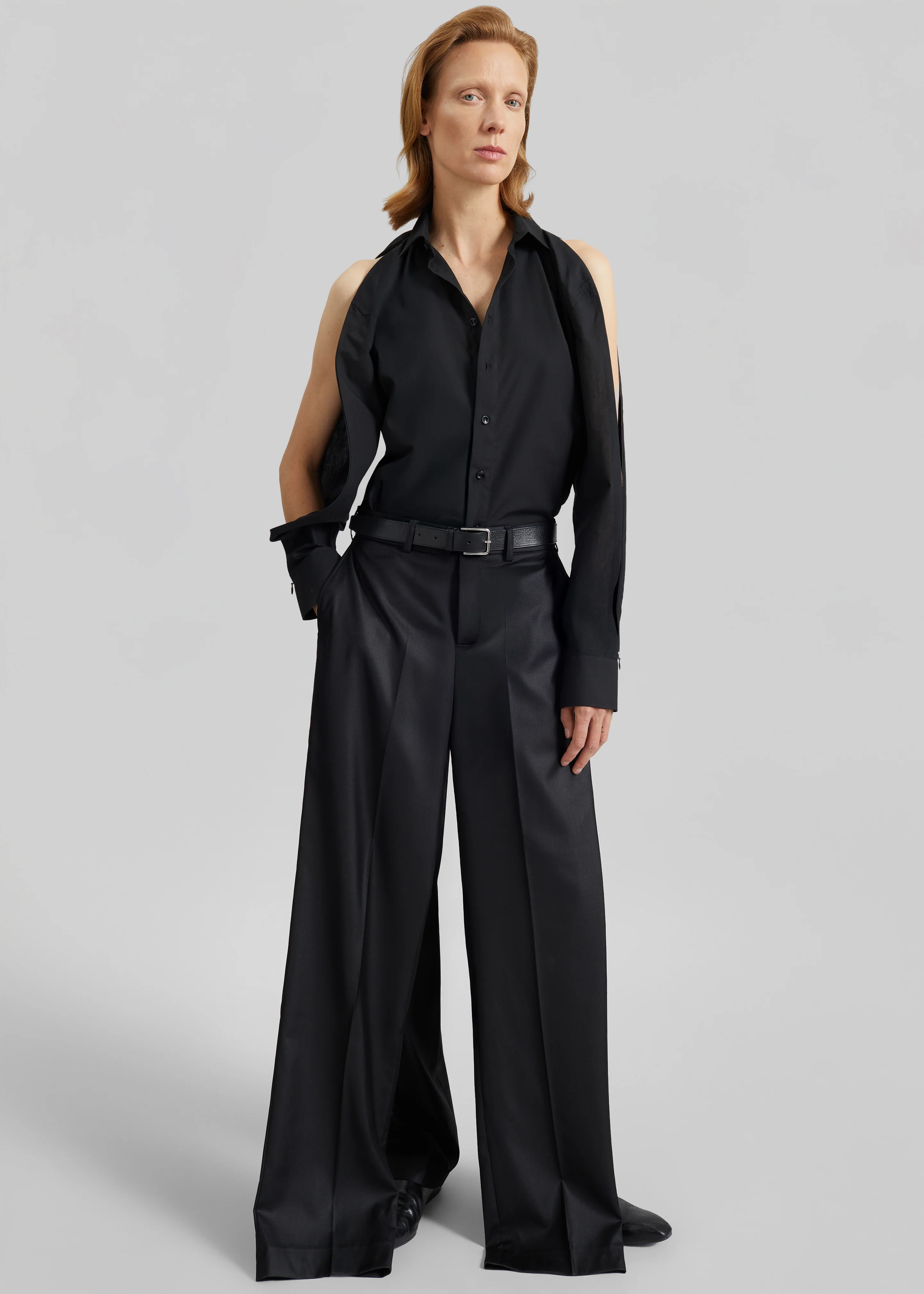 Bettter Double Leg Trousers - Black - Image 5