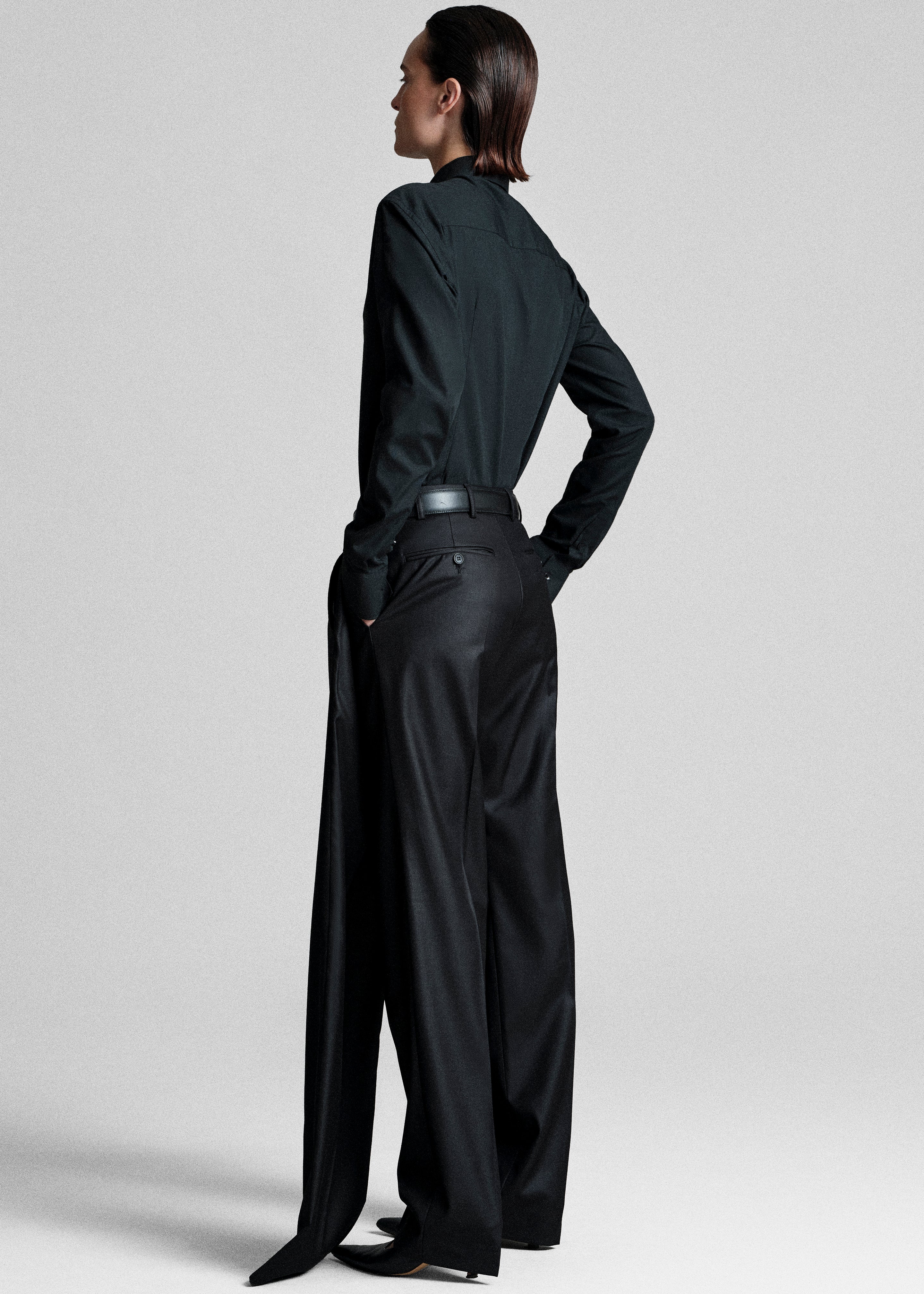 Bettter Double Leg Trousers - Black - Image 8