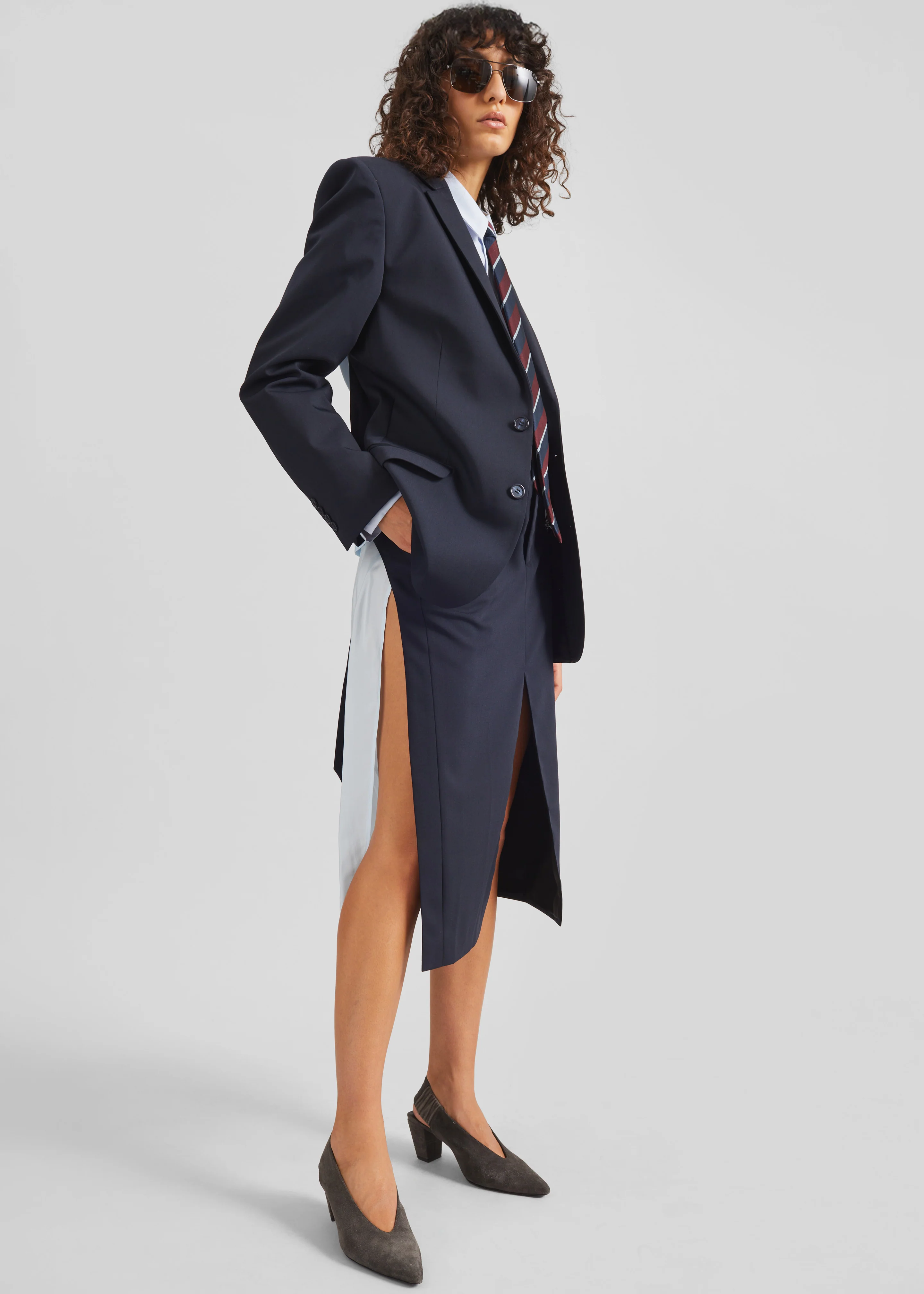 Bettter Ellis Apron Skirt - Navy - Image 2