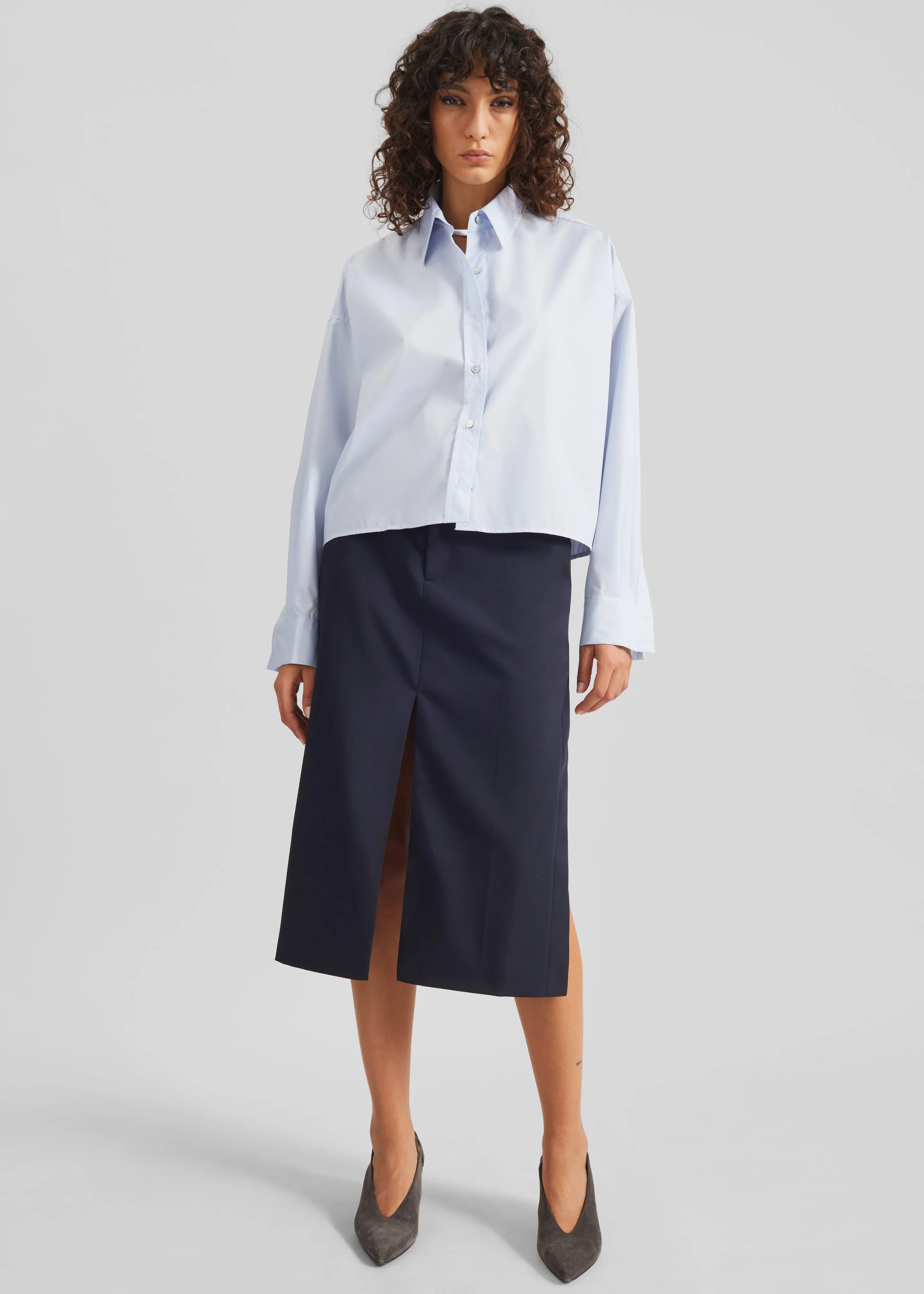 Bettter Ellis Apron Skirt - Navy - Image 6