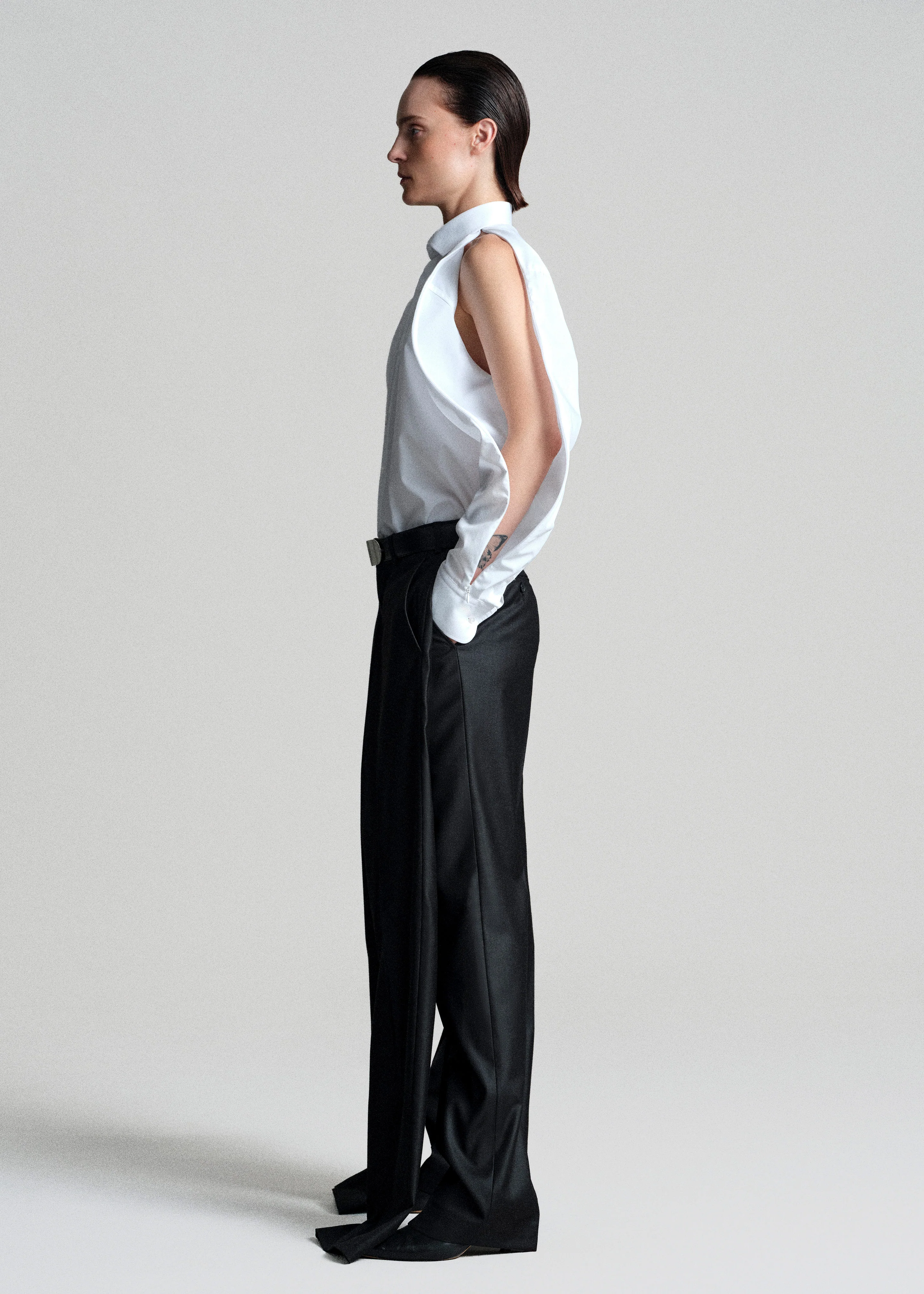 Bettter Zipped Shirt - White - Image 2