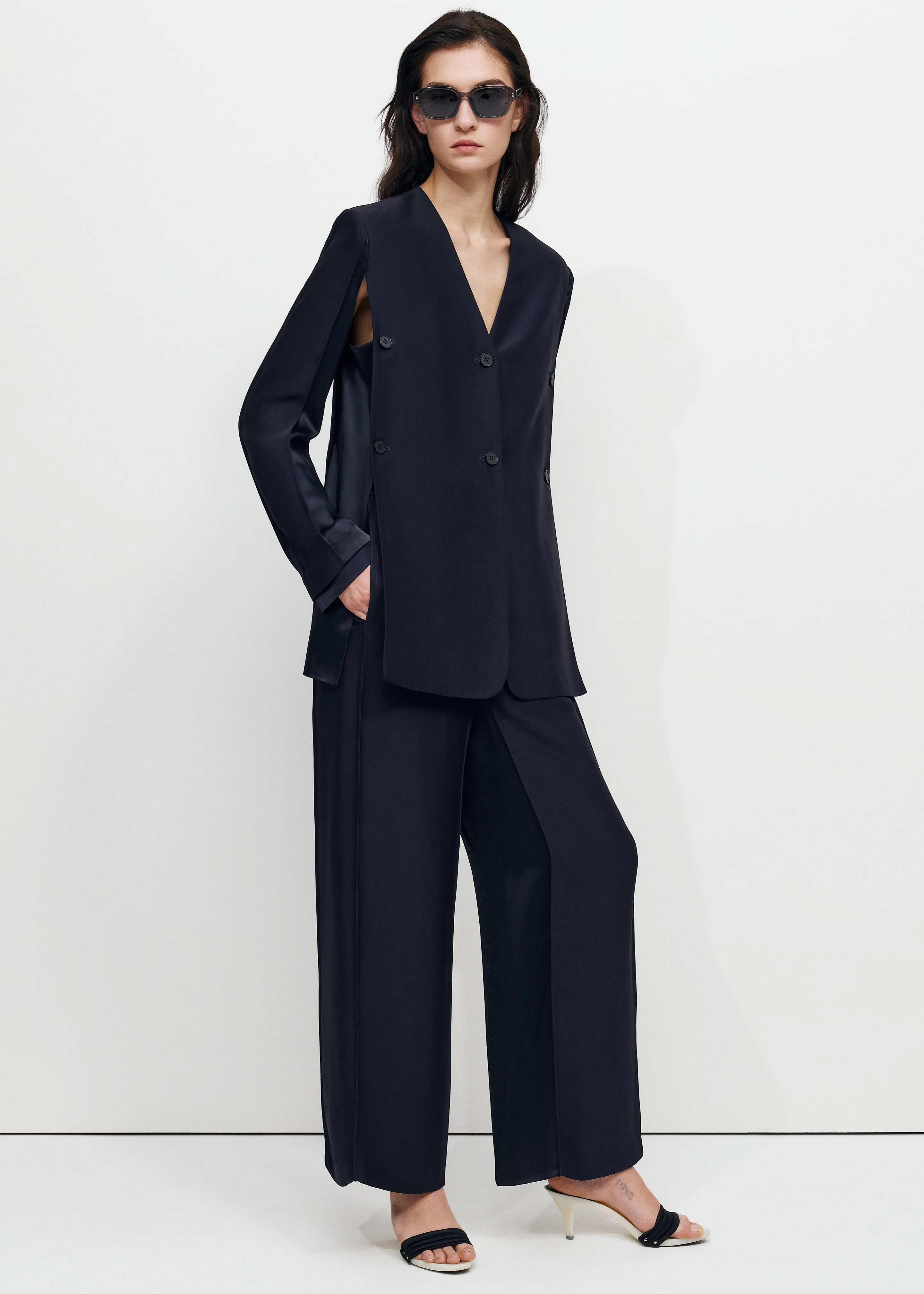 Bevza Deconstructed Jacket #3 - Dark Ink Navy - Image 2
