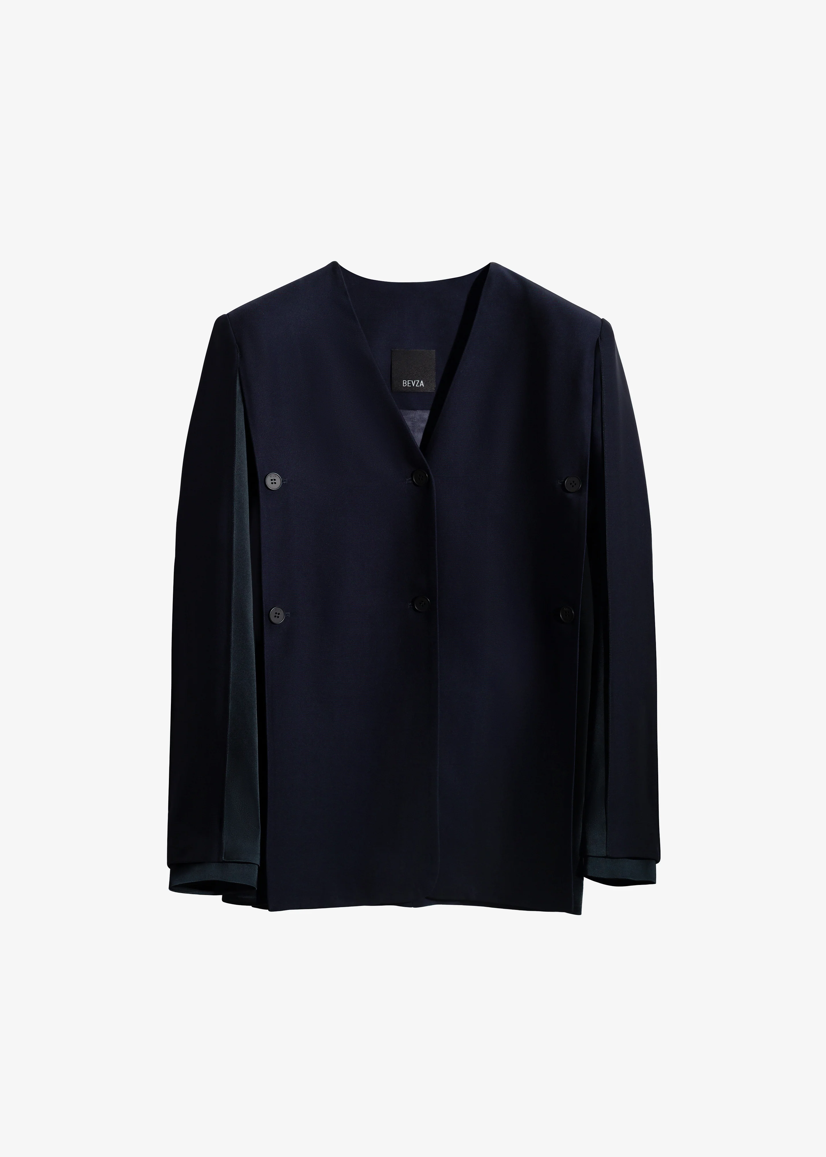 Bevza Deconstructed Jacket #3 - Dark Ink Navy - Image 4