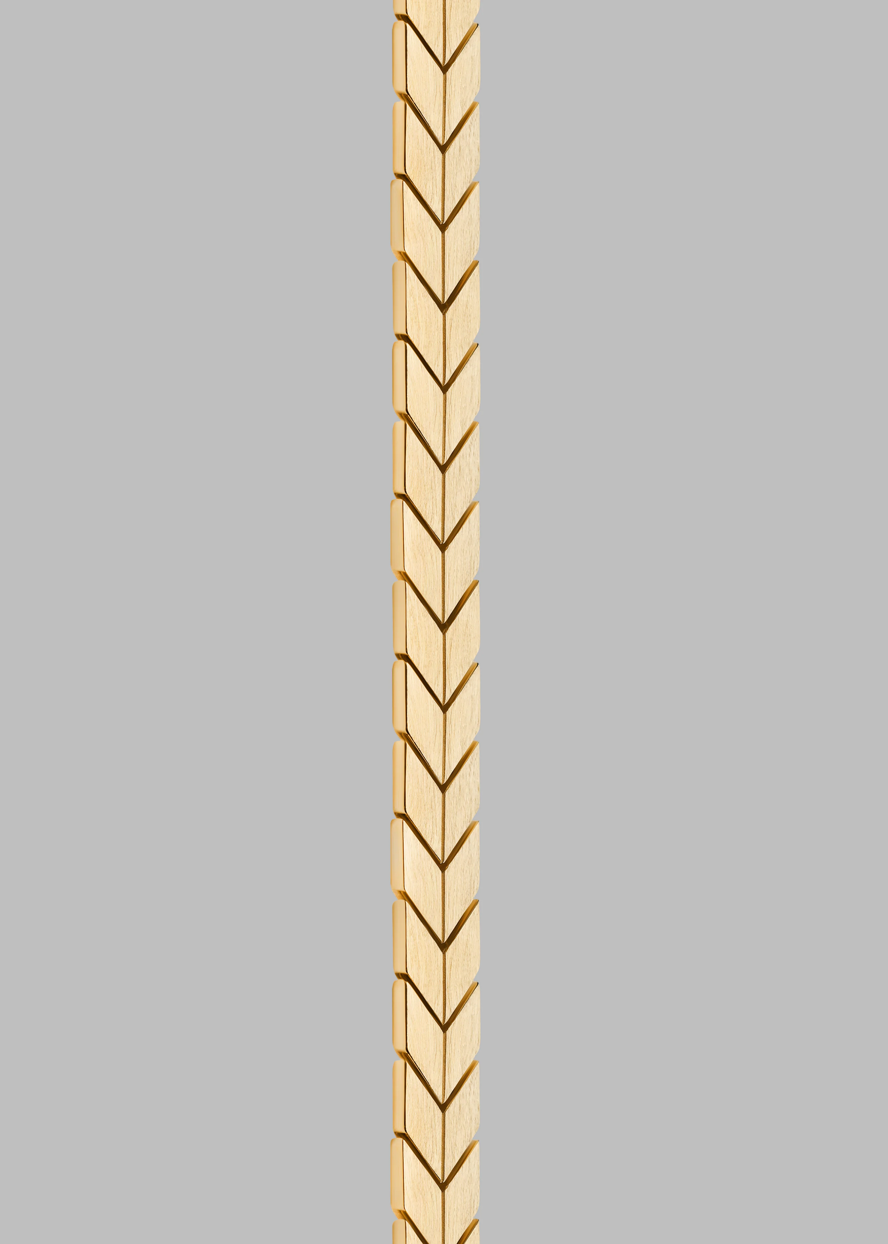 Bevza Flat Spikelet Choker - Gold - Image 3