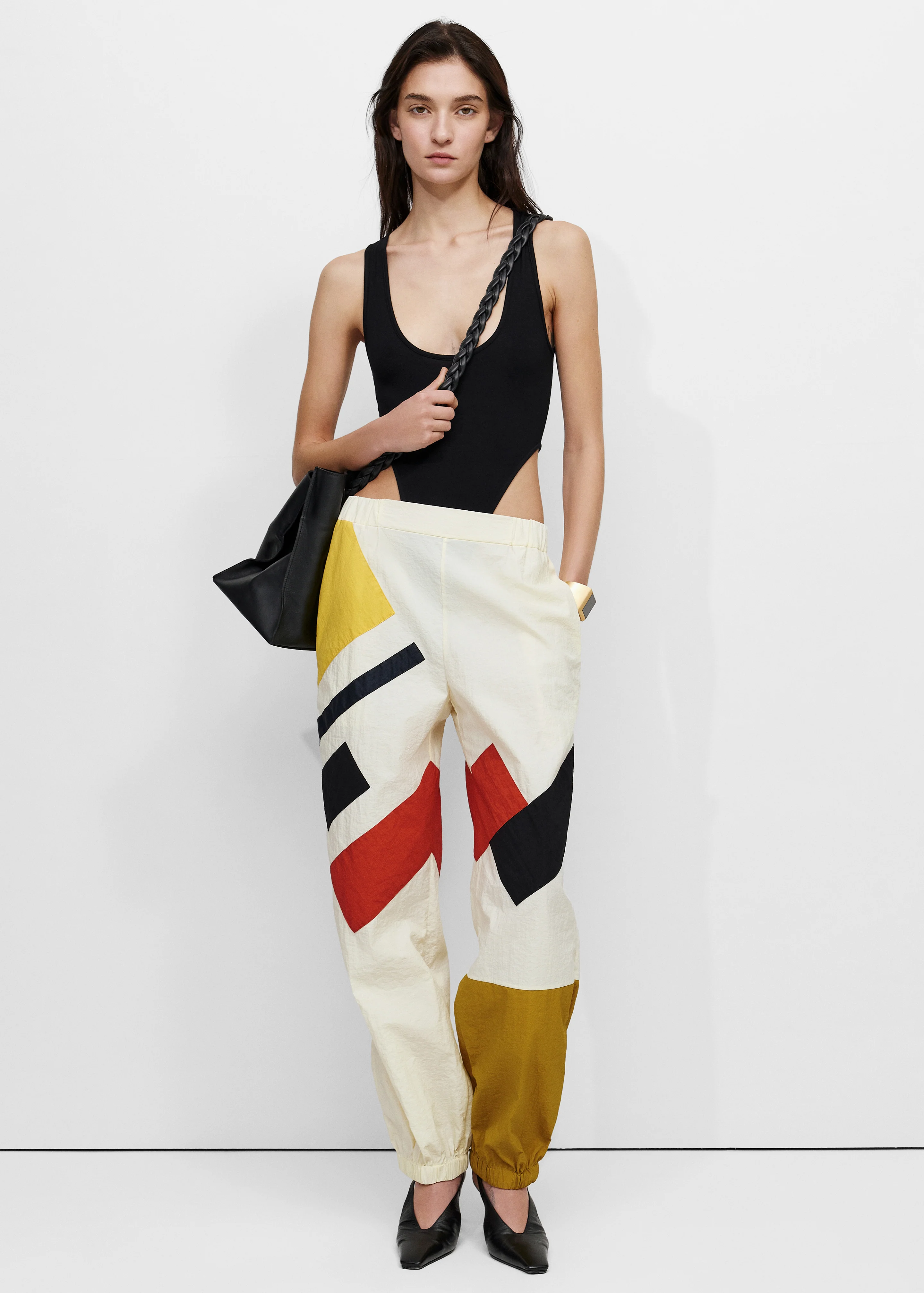 Bevza Malevich Track Pants - Vanilla - Image 4
