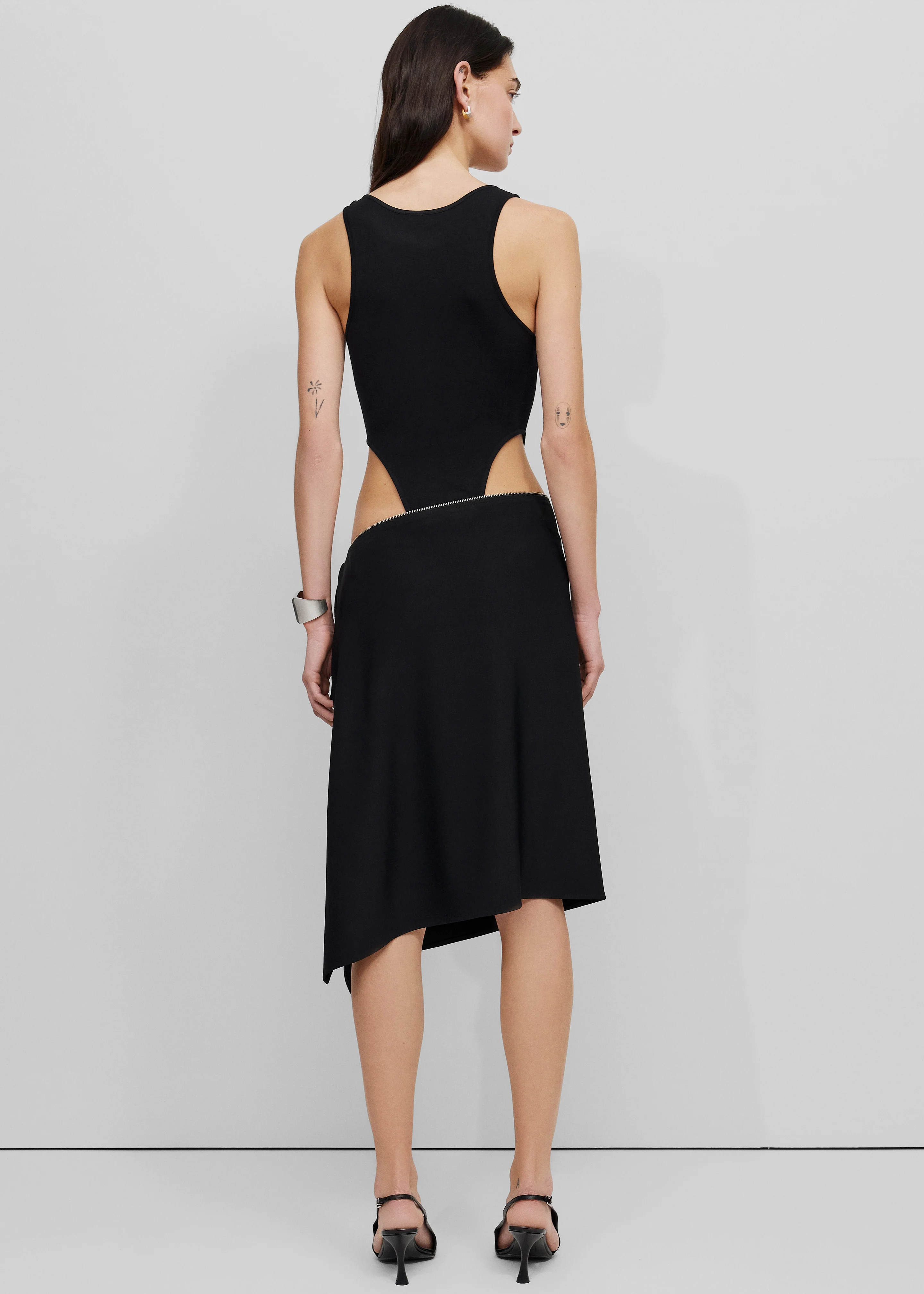 Bevza Square Skirt - Black - Image 5