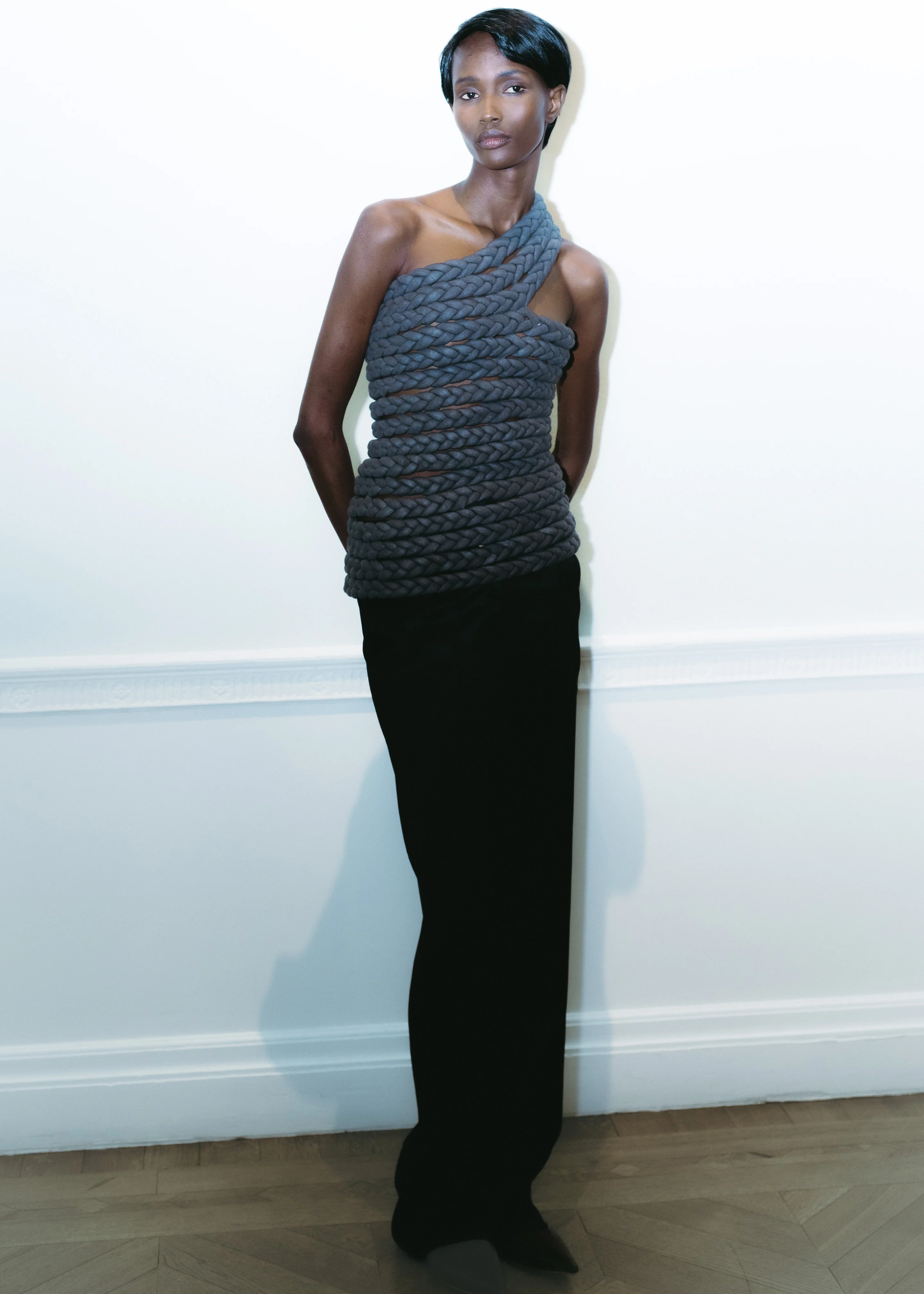 Bevza Tisto Top - Dark Grey - Image 7