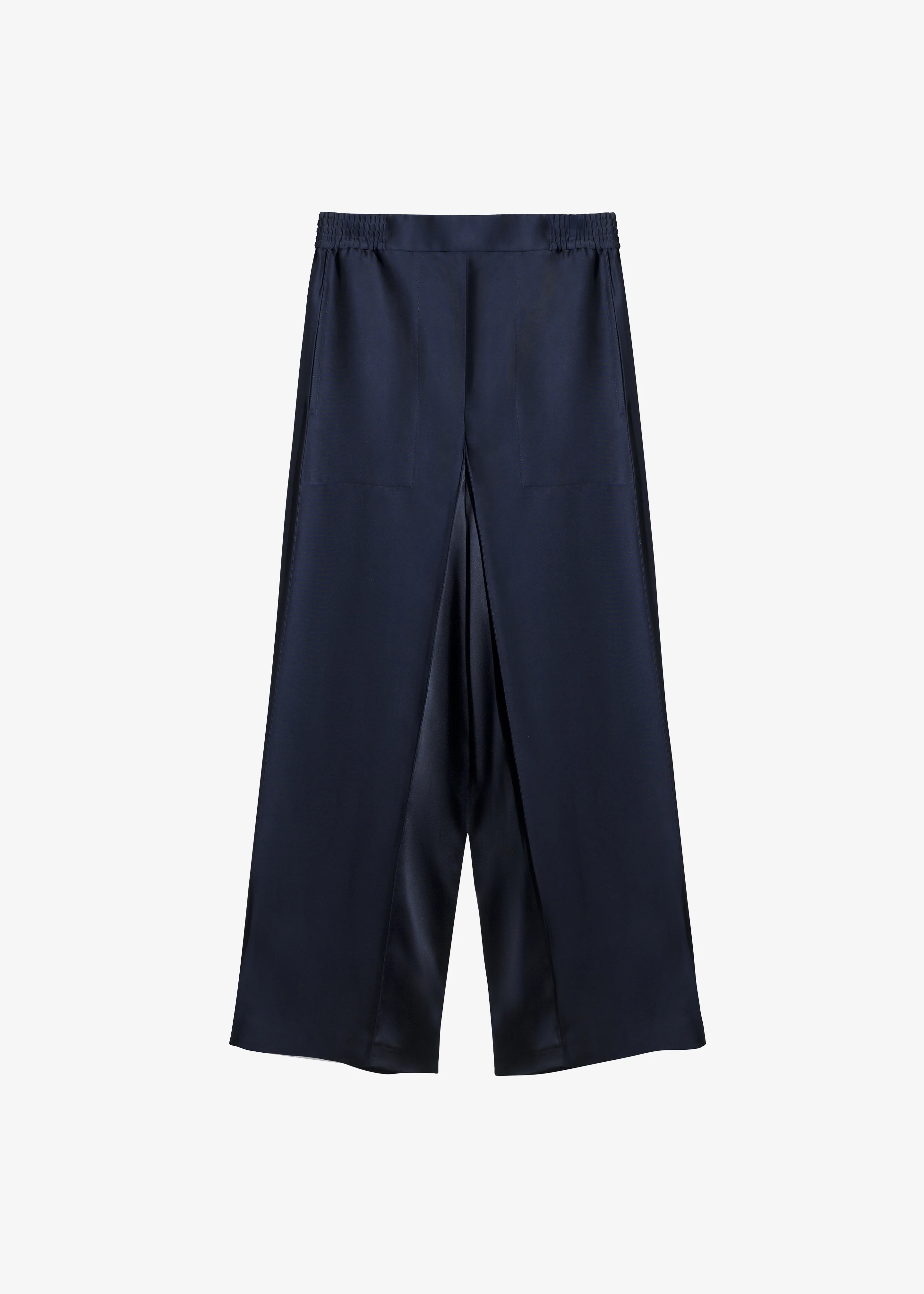 Bevza Wide Leg Culottes - Dark Ink Navy - Image 9