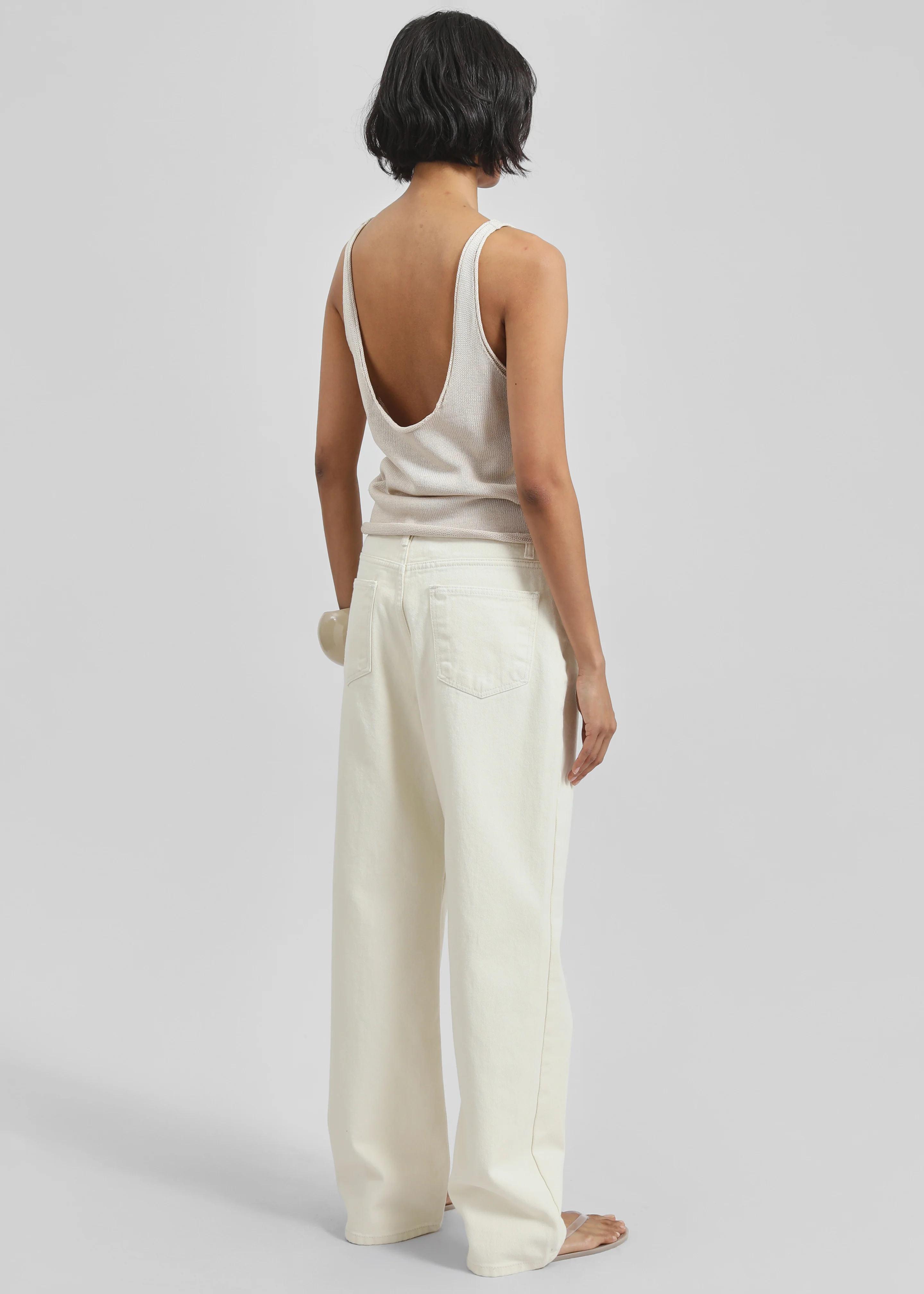 Bexley Jeans - Cream - Image 9