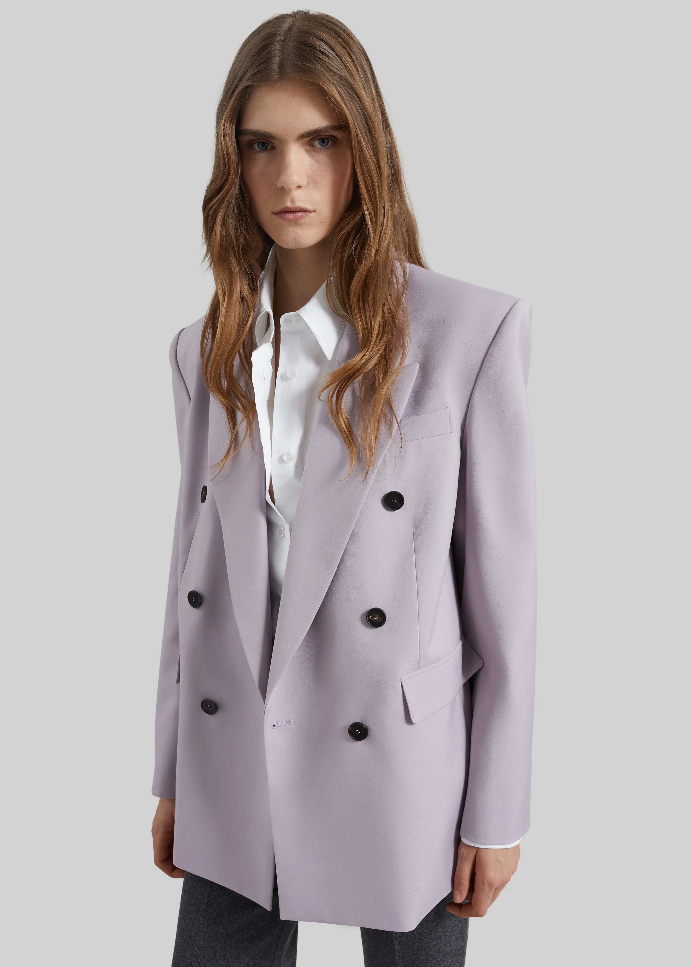 Bielsa Double Breasted Blazer - Lavender - Image 5