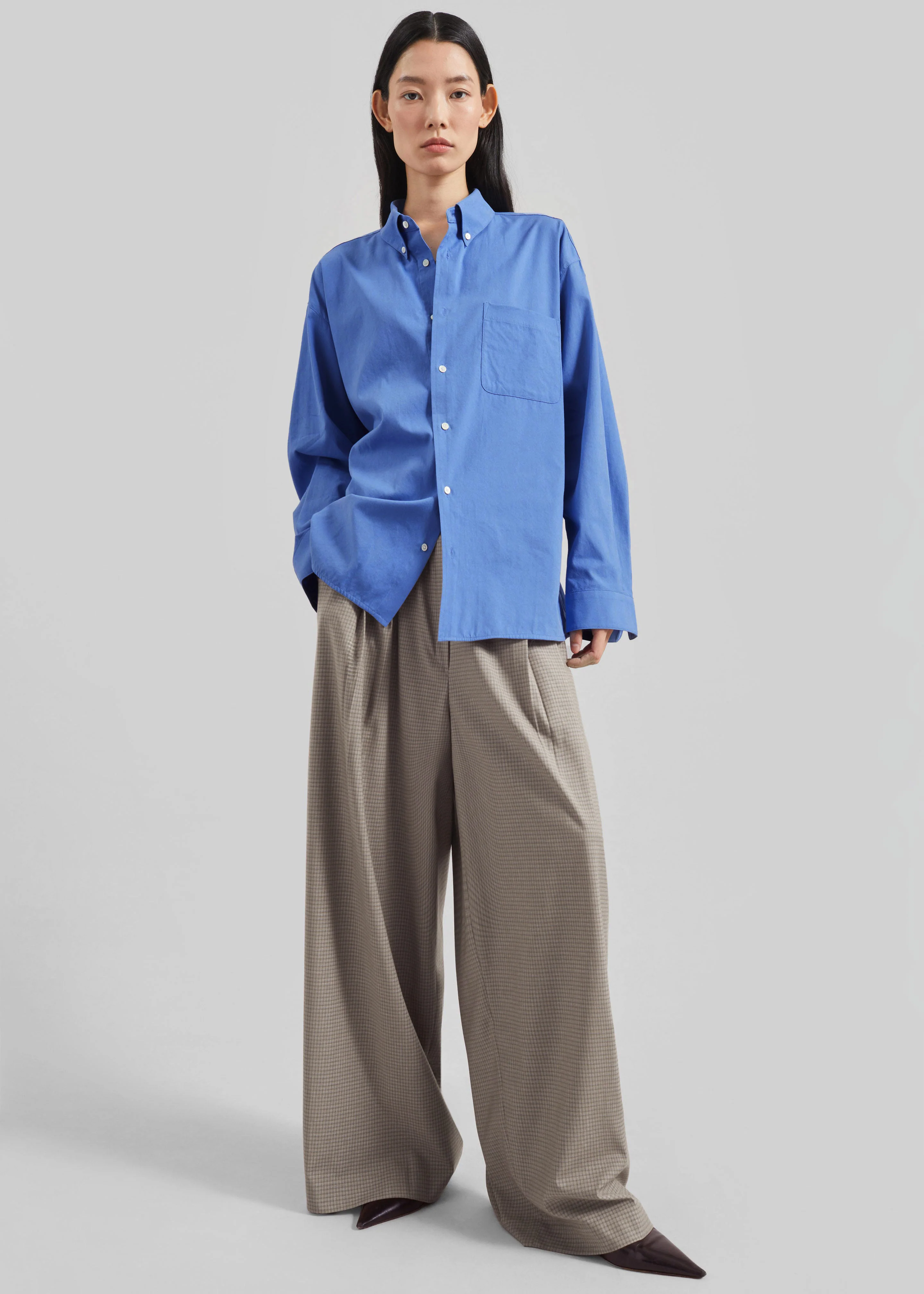 Bijnor Oxford Shirt - Blue - Image 5