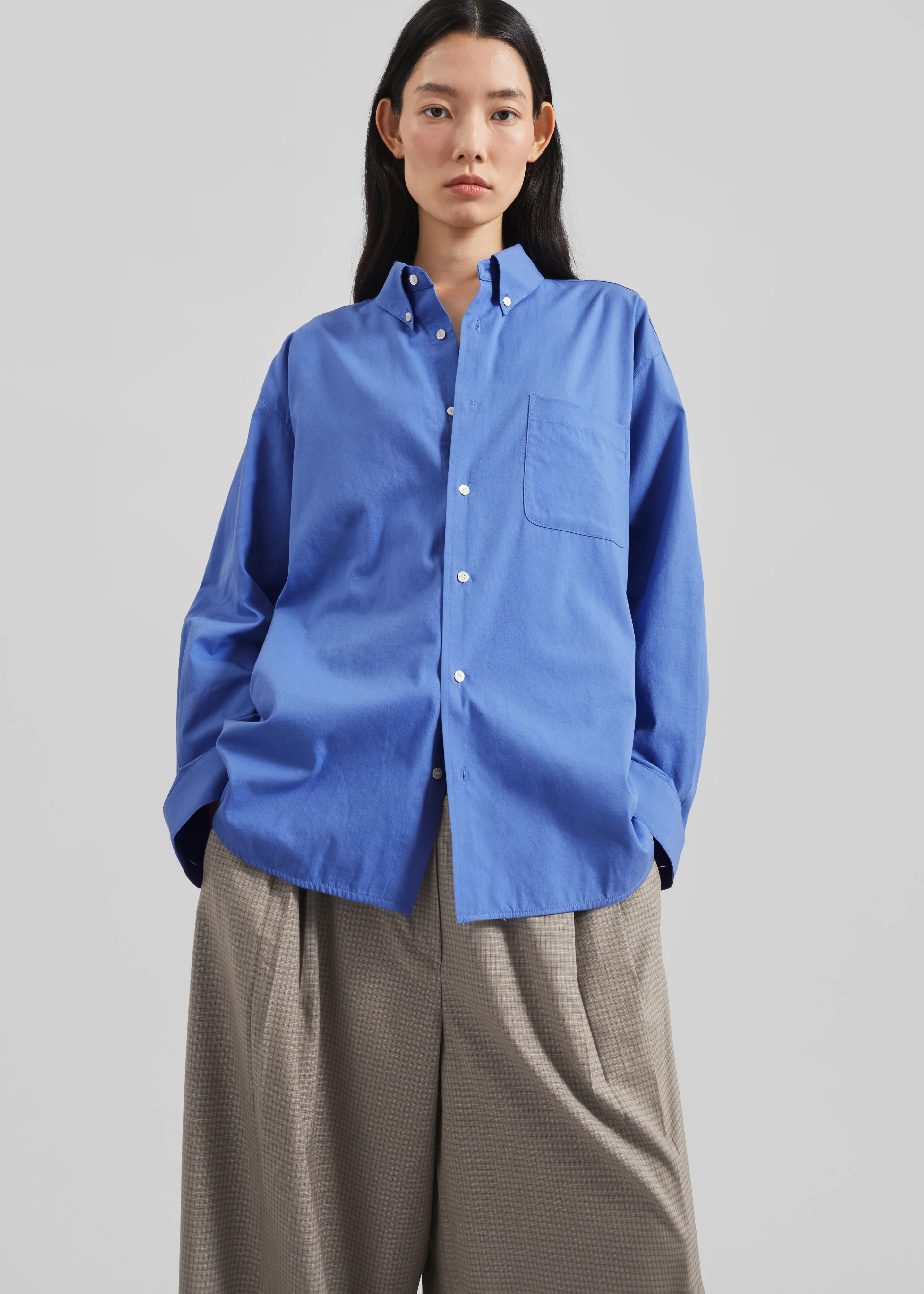 Bijnor Oxford Shirt - Blue - Image 6