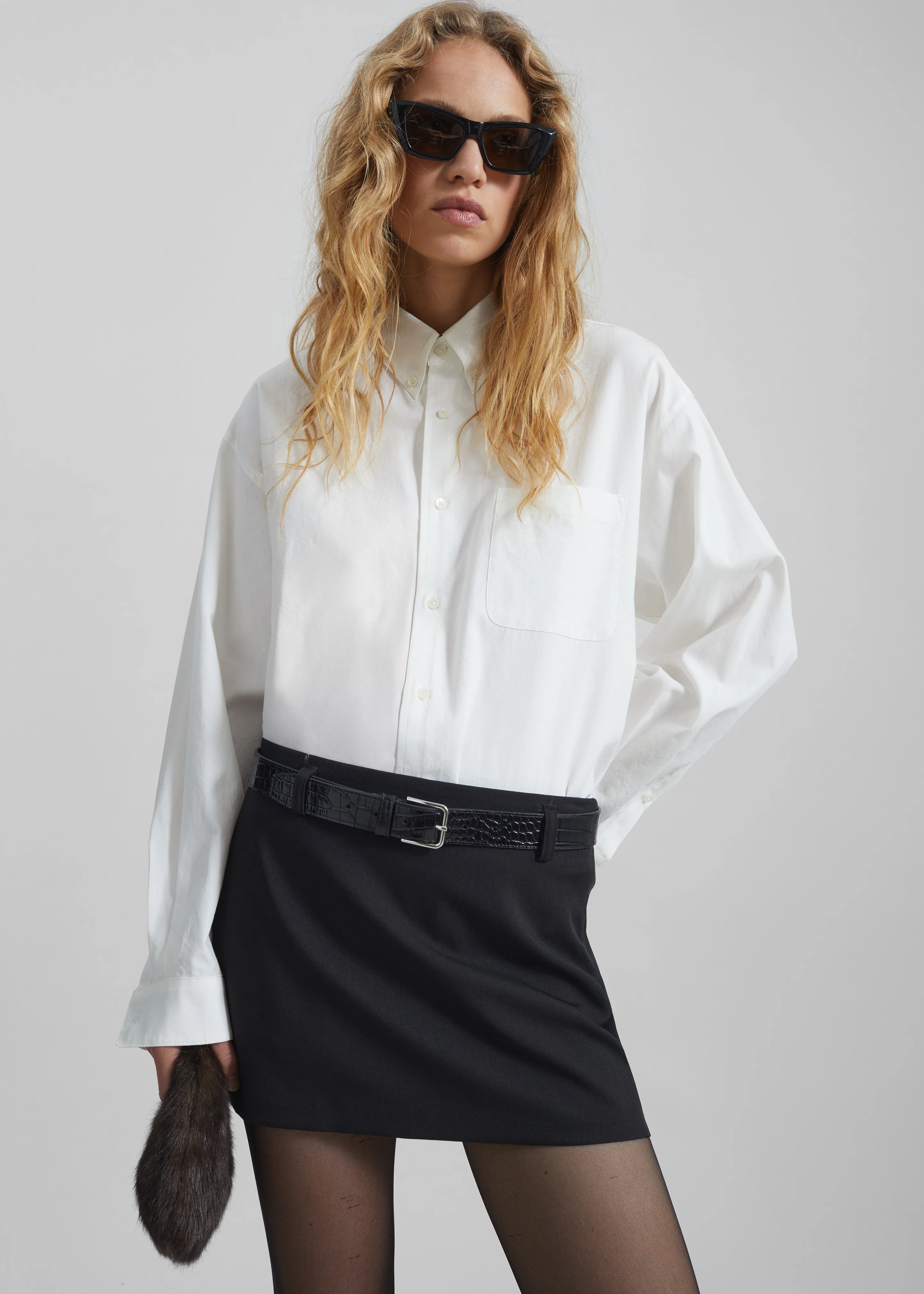Bijnor Oxford Shirt - White - Image 2