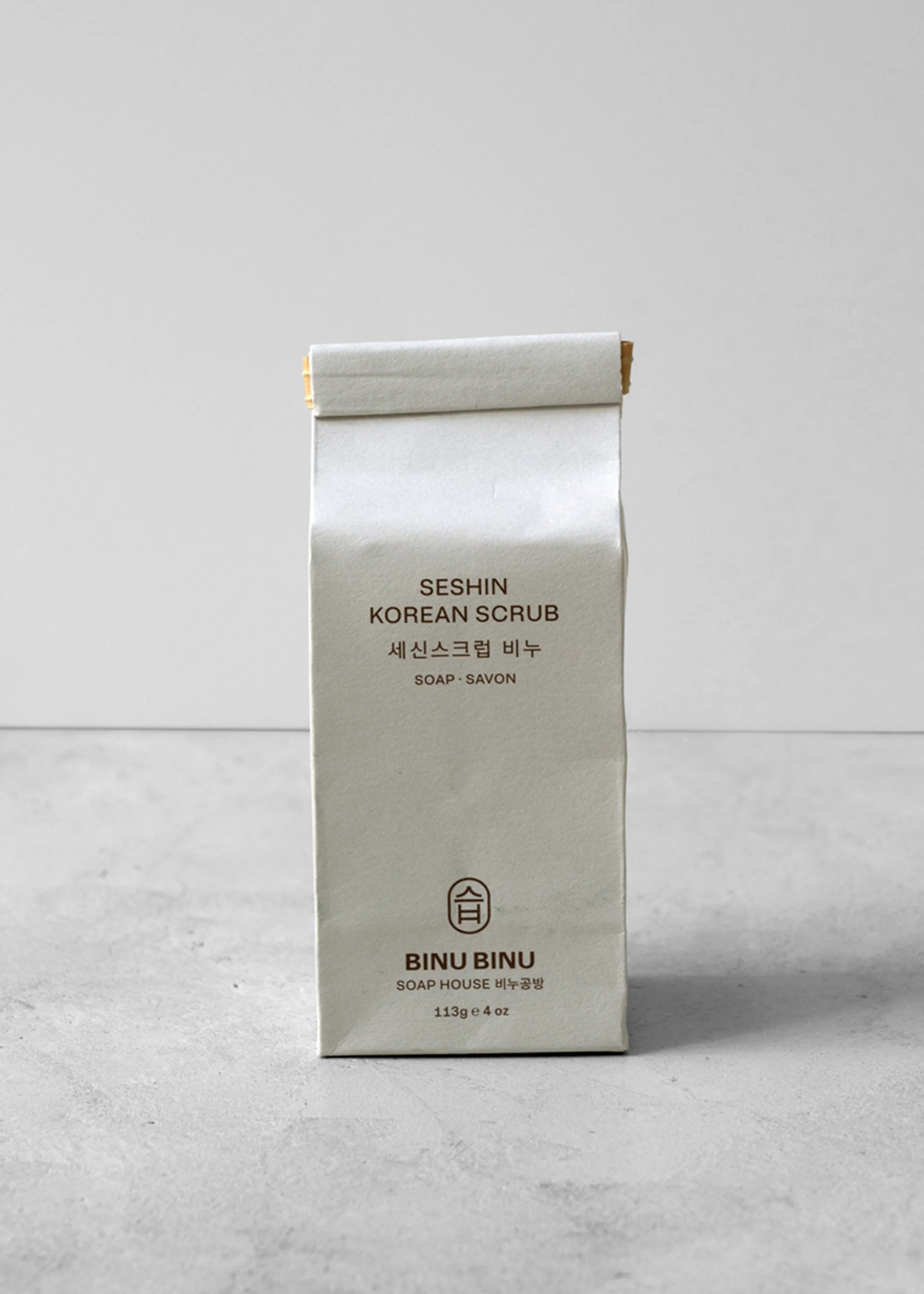 Binu Binu Bar Soap - Seshin Korean Scrub - Image 3