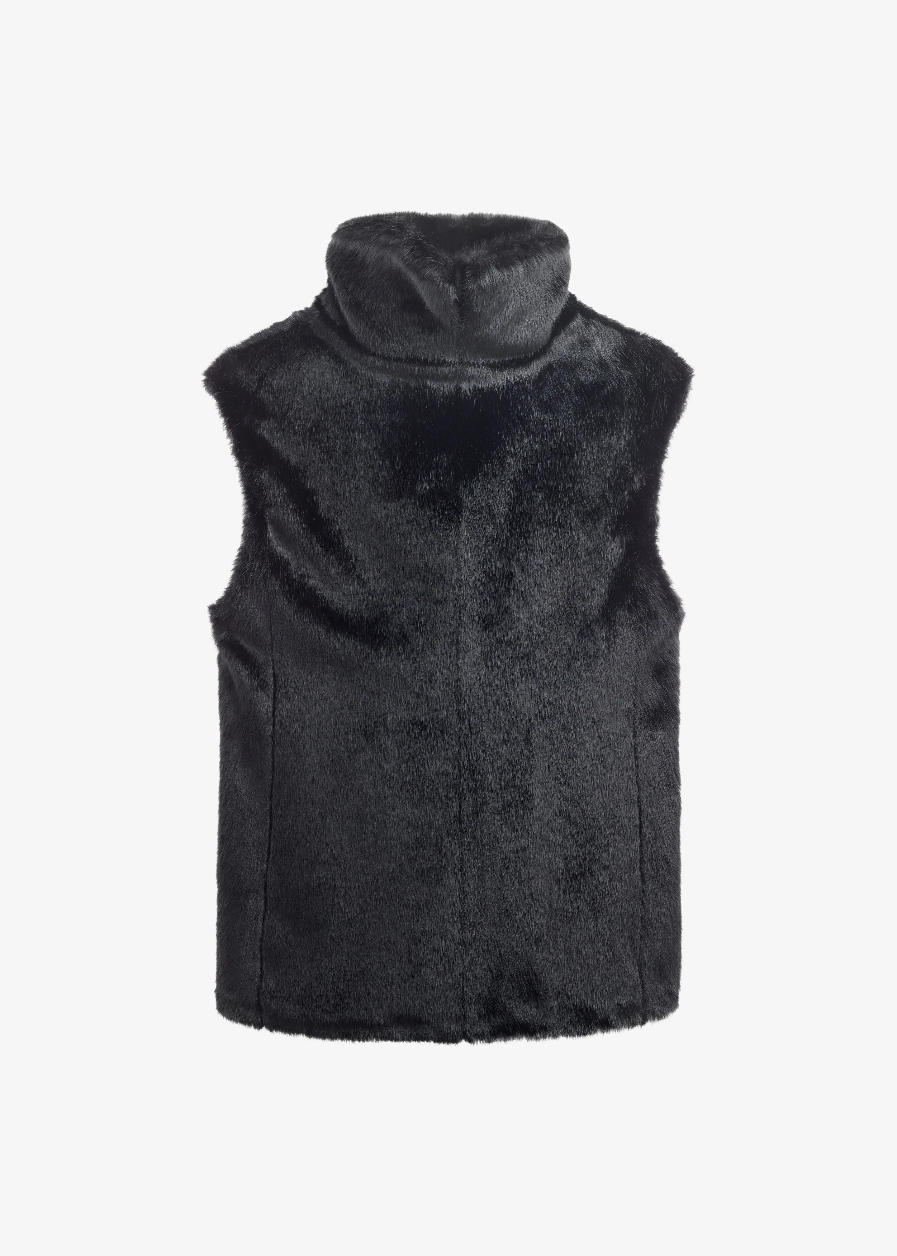 Blaire Funnel Neck Top - Black - Image 6