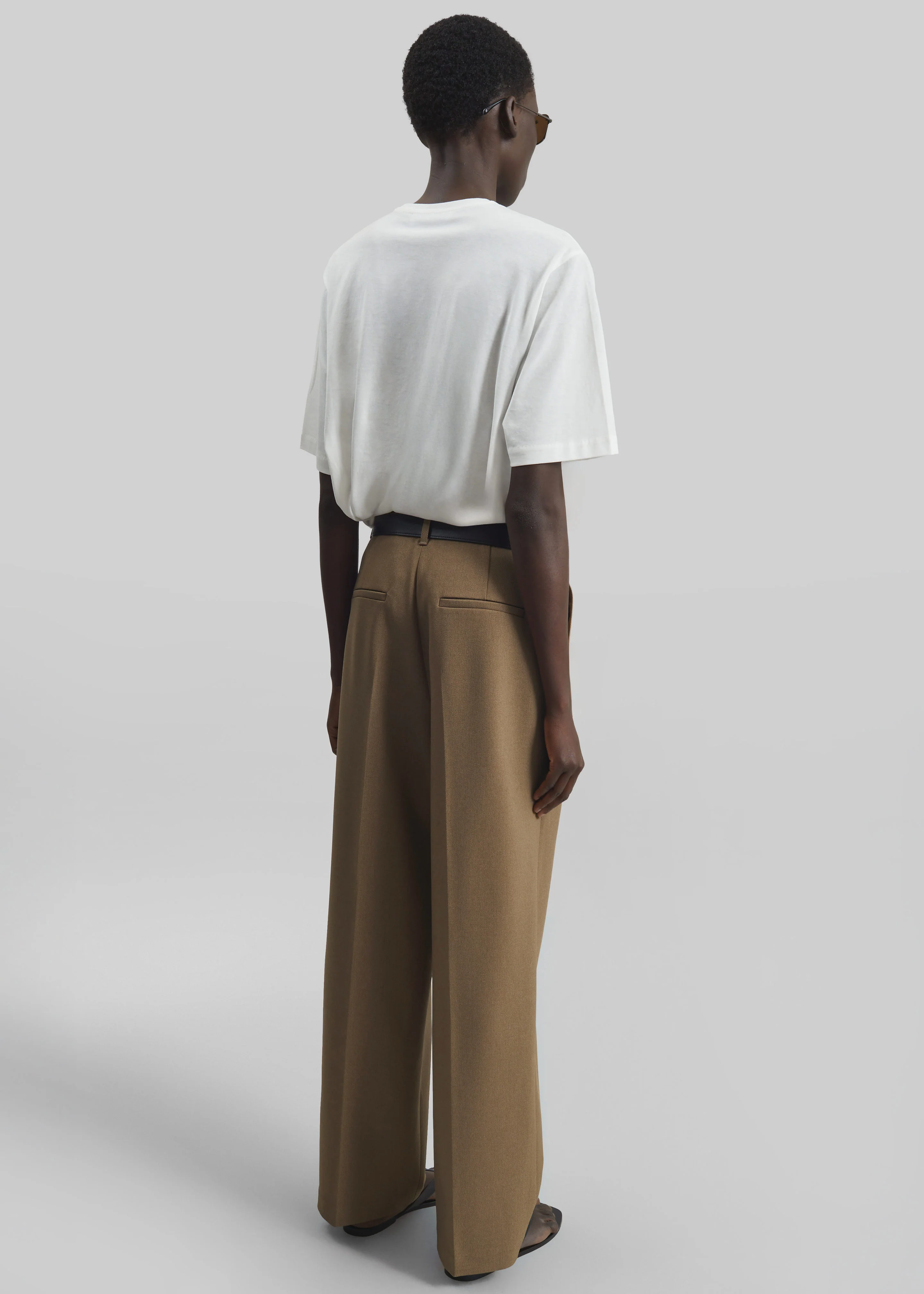 Blerick Belted Trousers - Camel - Image 7