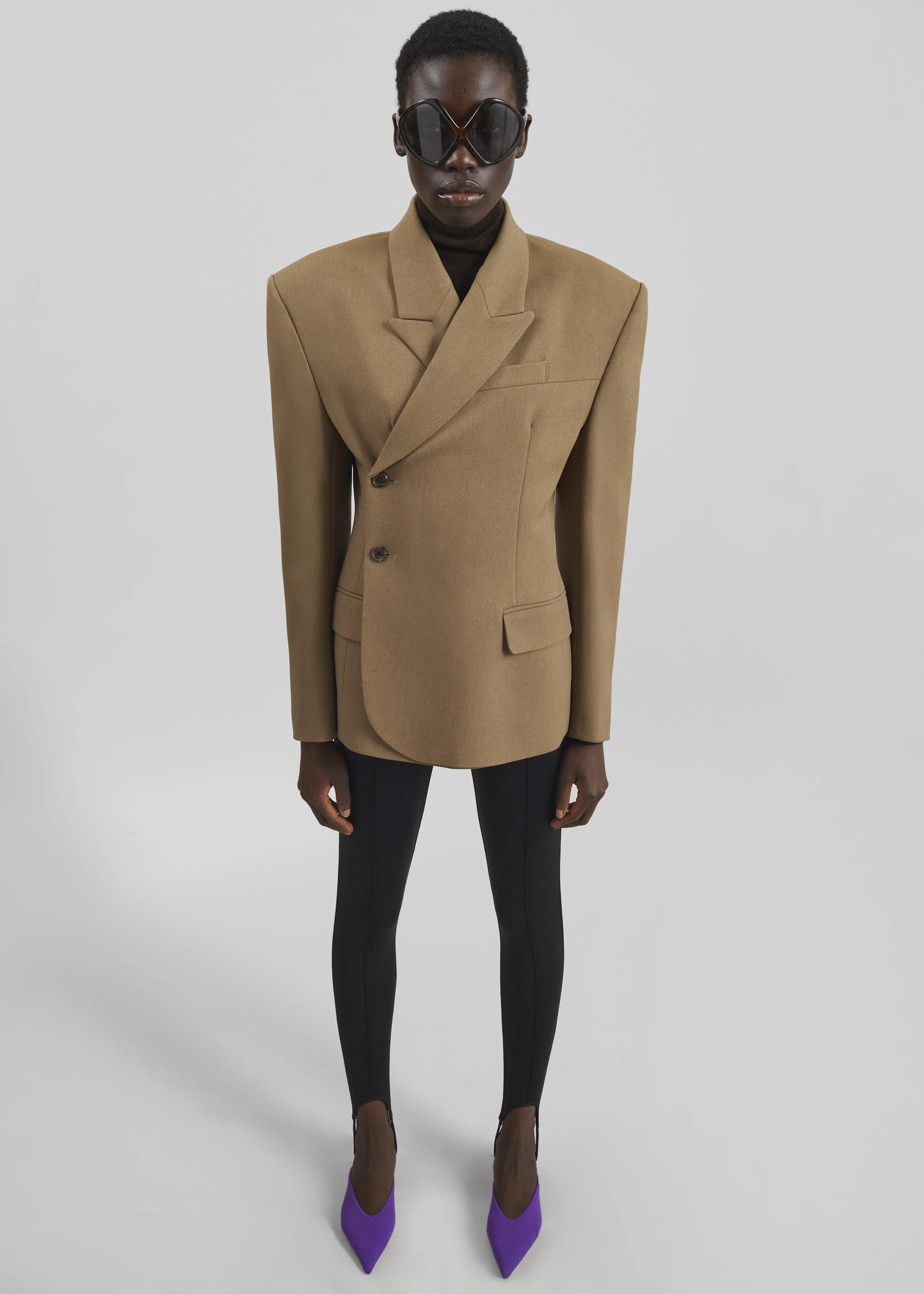 Blerick Crossover Blazer - Camel - Image 2