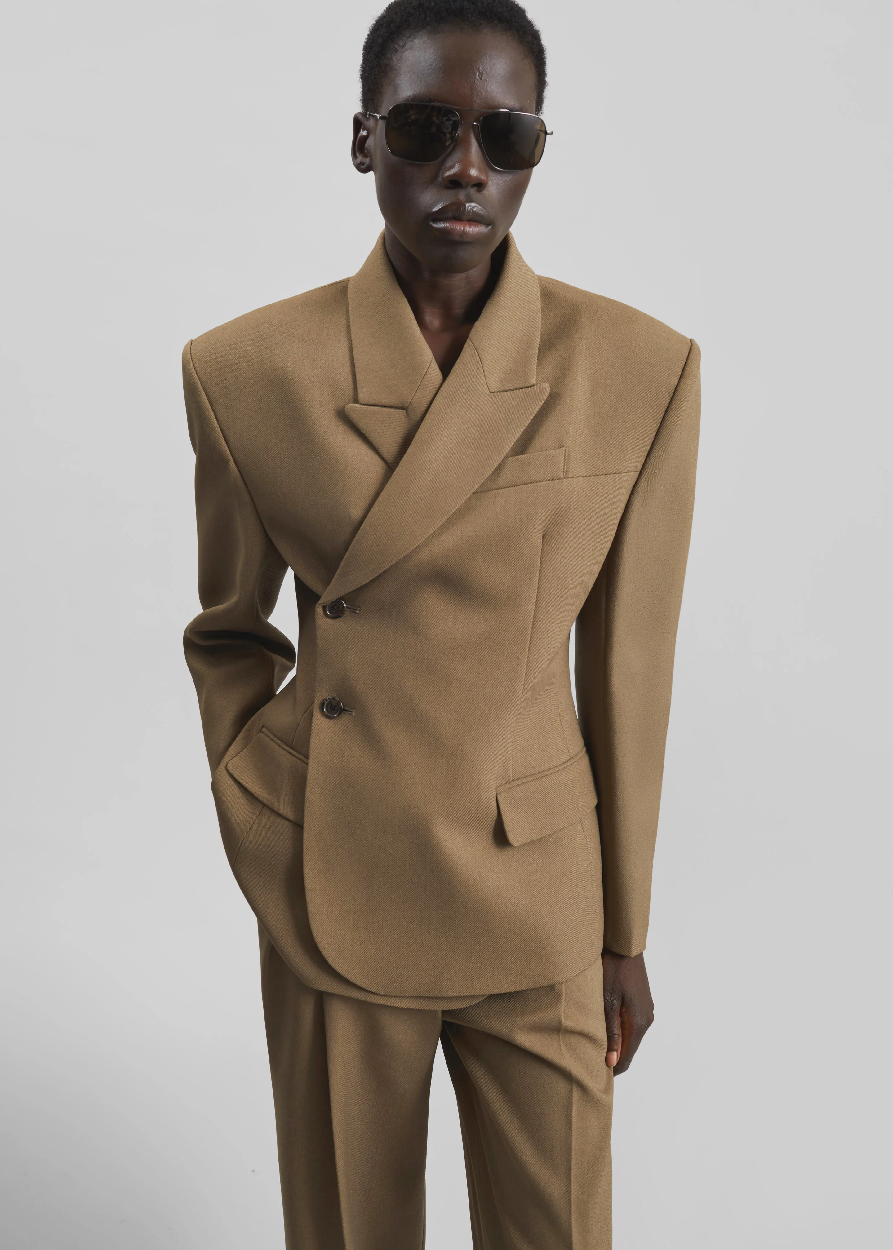 Blerick Crossover Blazer - Camel - Image 4