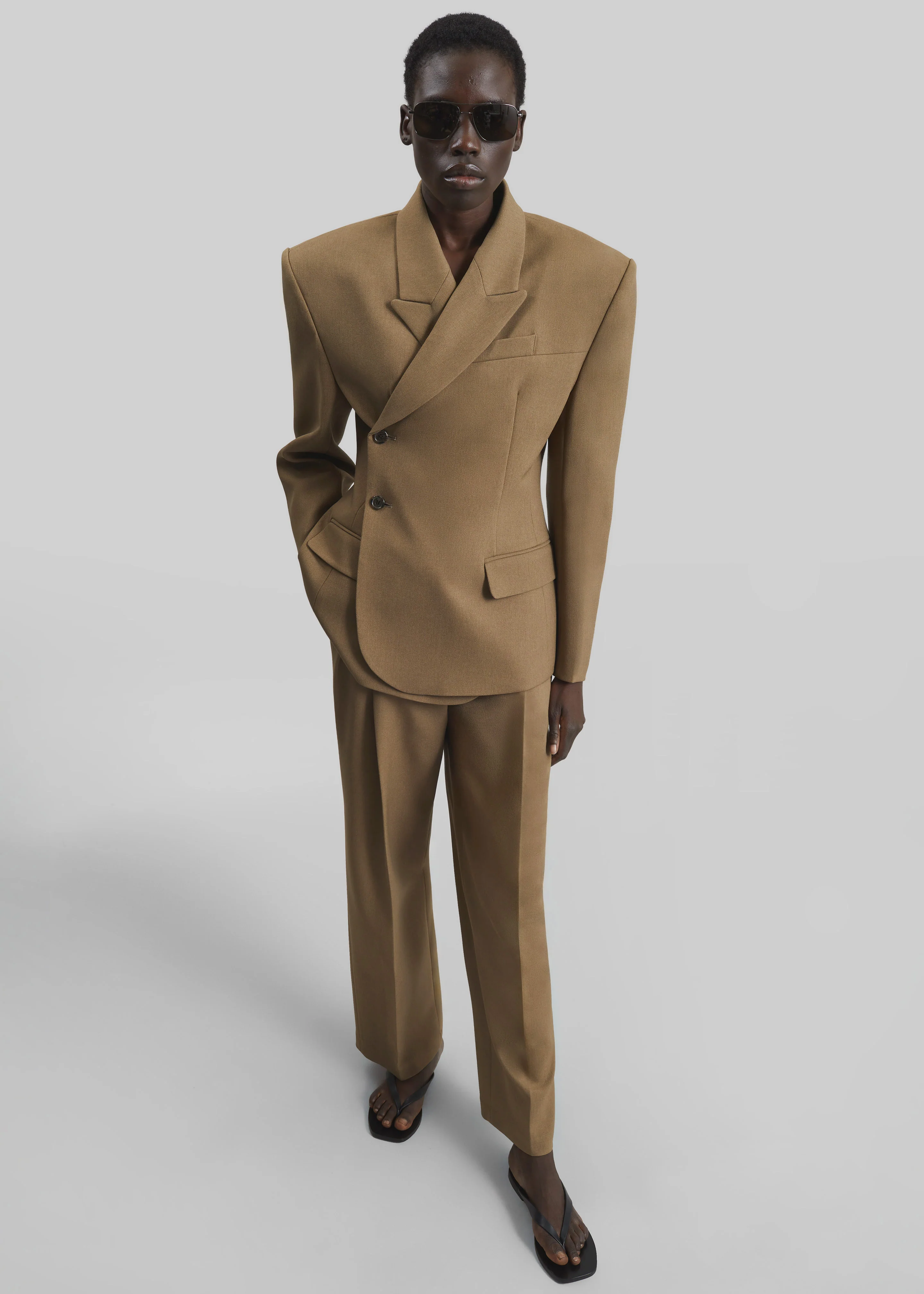 Blerick Crossover Blazer - Camel - Image 7