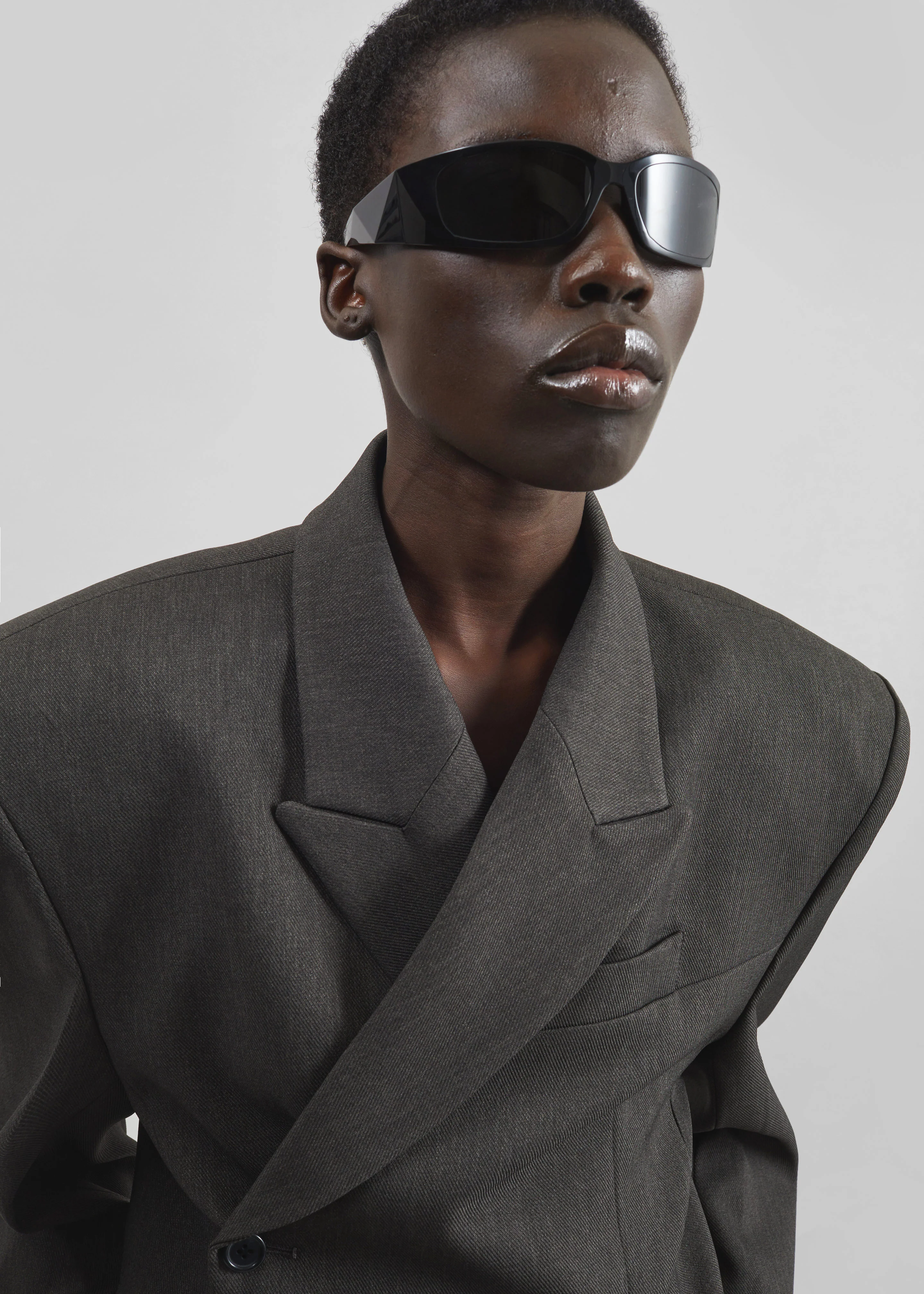 Blerick Crossover Blazer - Dark Grey - Image 3