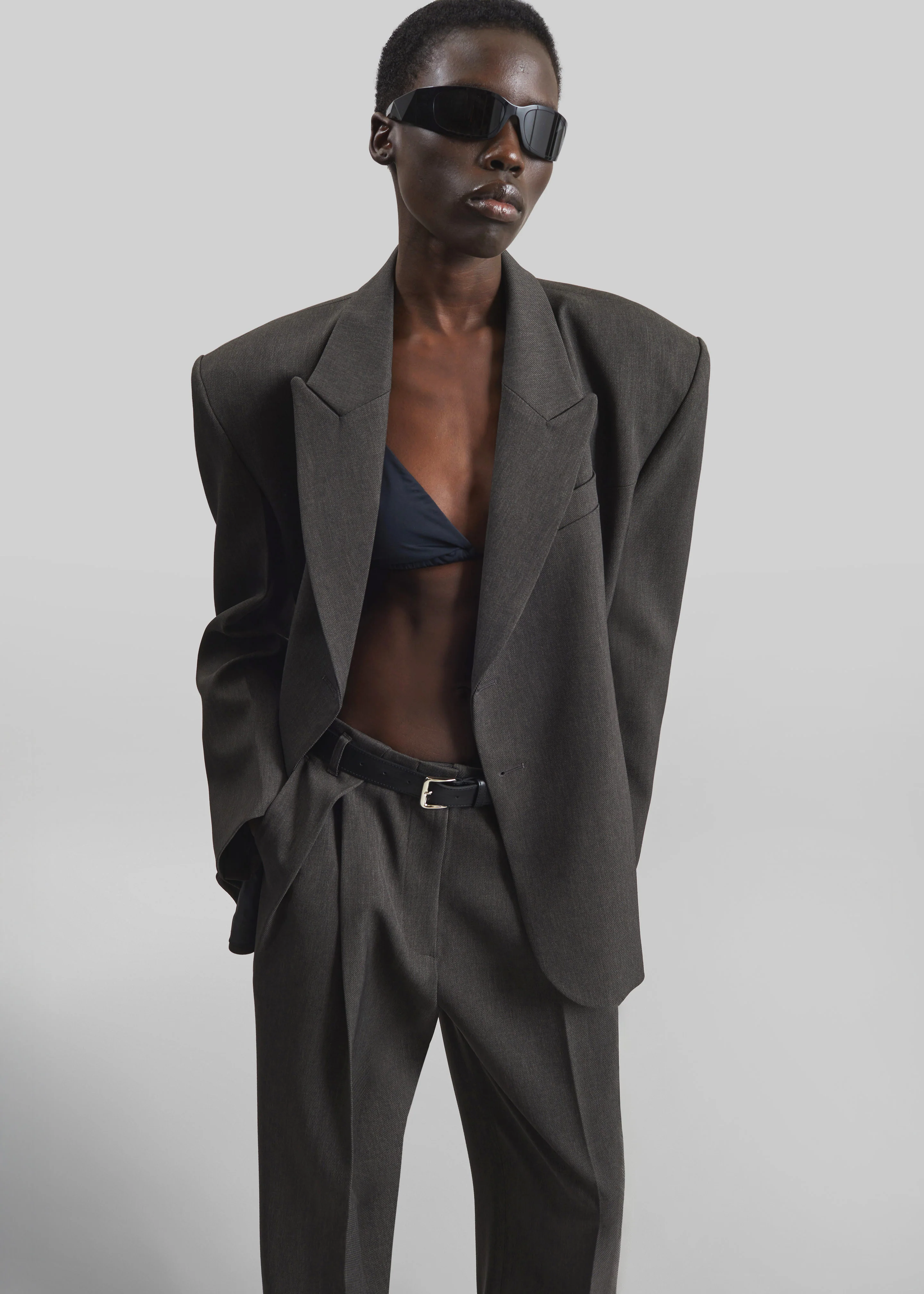 Blerick Crossover Blazer - Dark Grey - Image 5