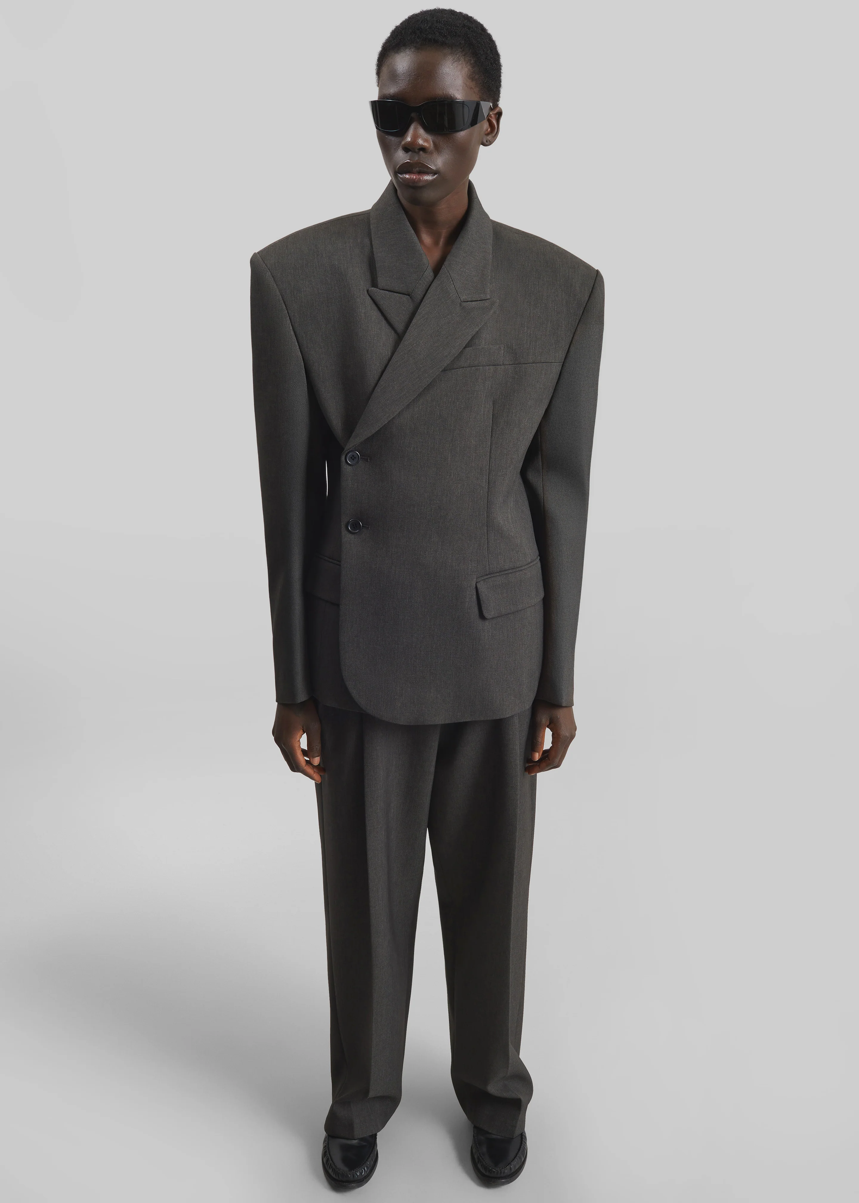 Blerick Crossover Blazer - Dark Grey - Image 8